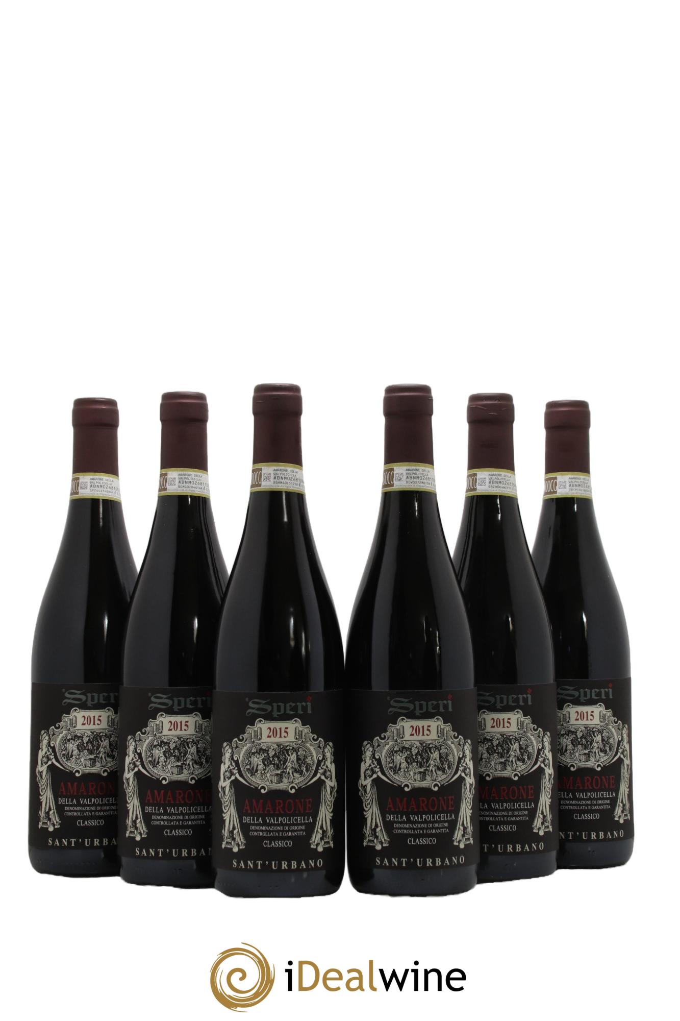 Amarone della Valpolicella Speri Classico Sant Urbano 2015 - Lot de 6 bouteilles - 0