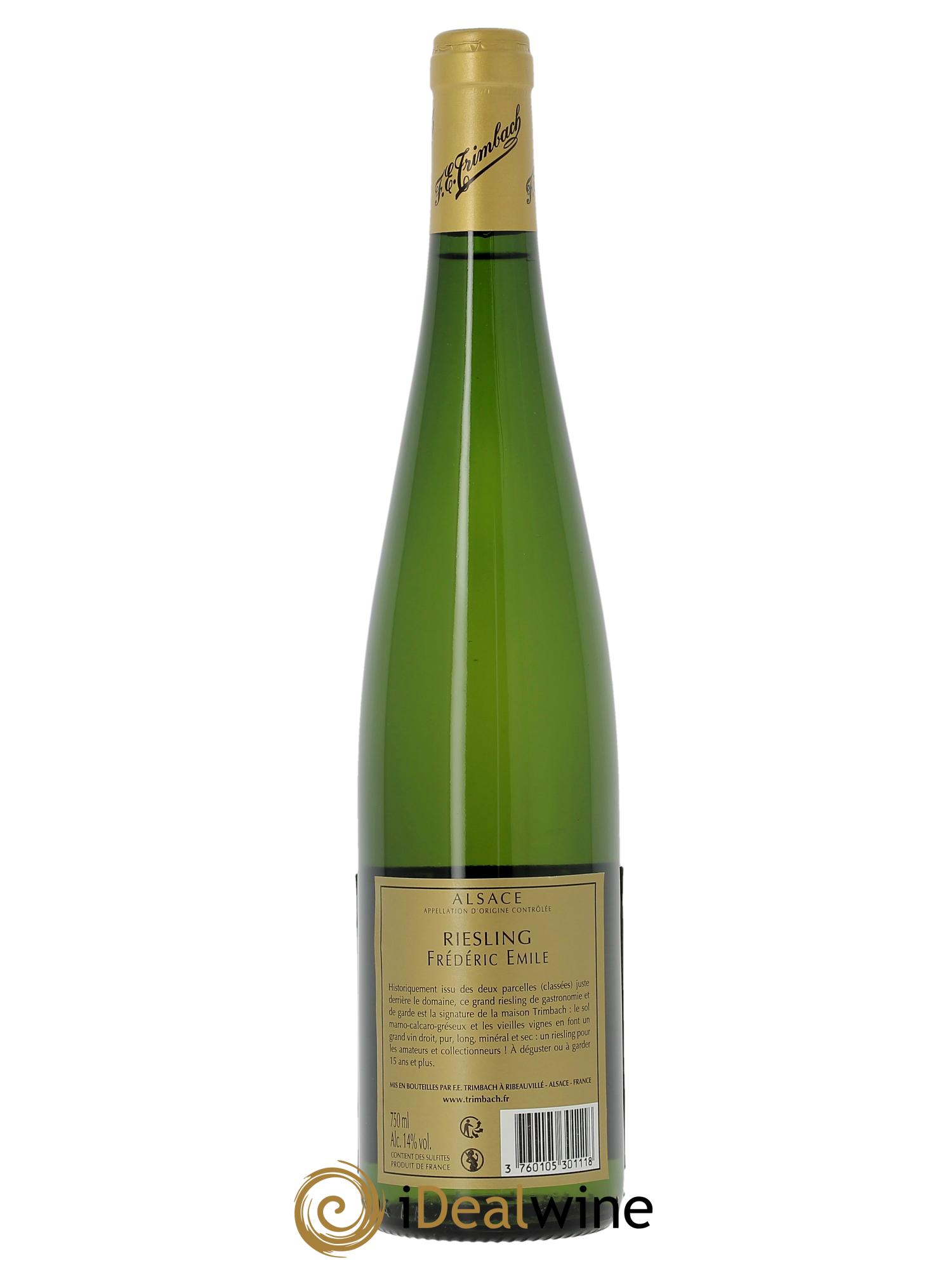 Alsace Riesling Cuvée Frédéric Emile Trimbach (Domaine)  2018 - Lot de 1 bouteille - 1