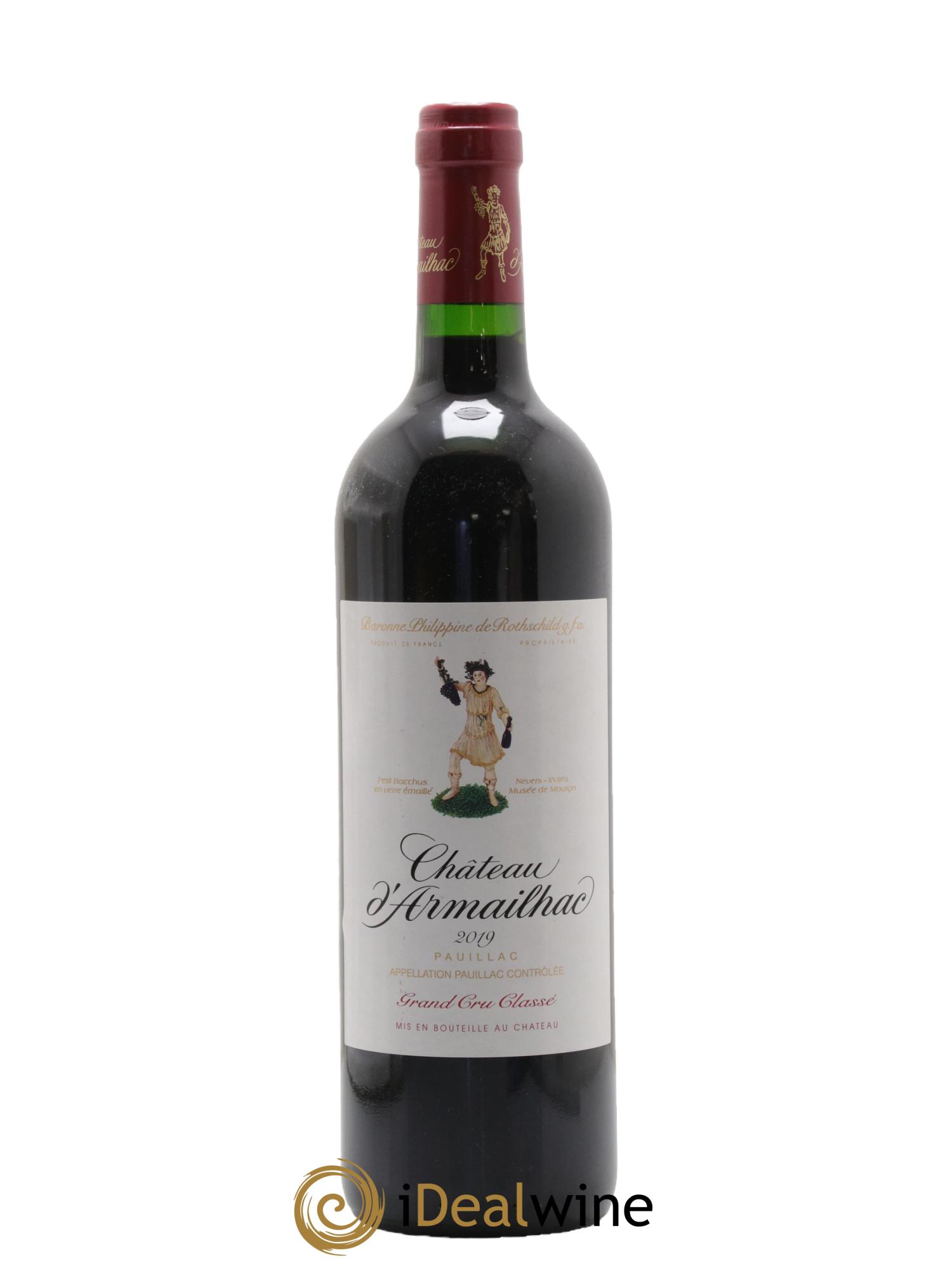 Château d' Armailhac - Mouton Baron(ne) Philippe 5ème Grand Cru Classé 2019 - Lotto di 1 bottiglia - 0