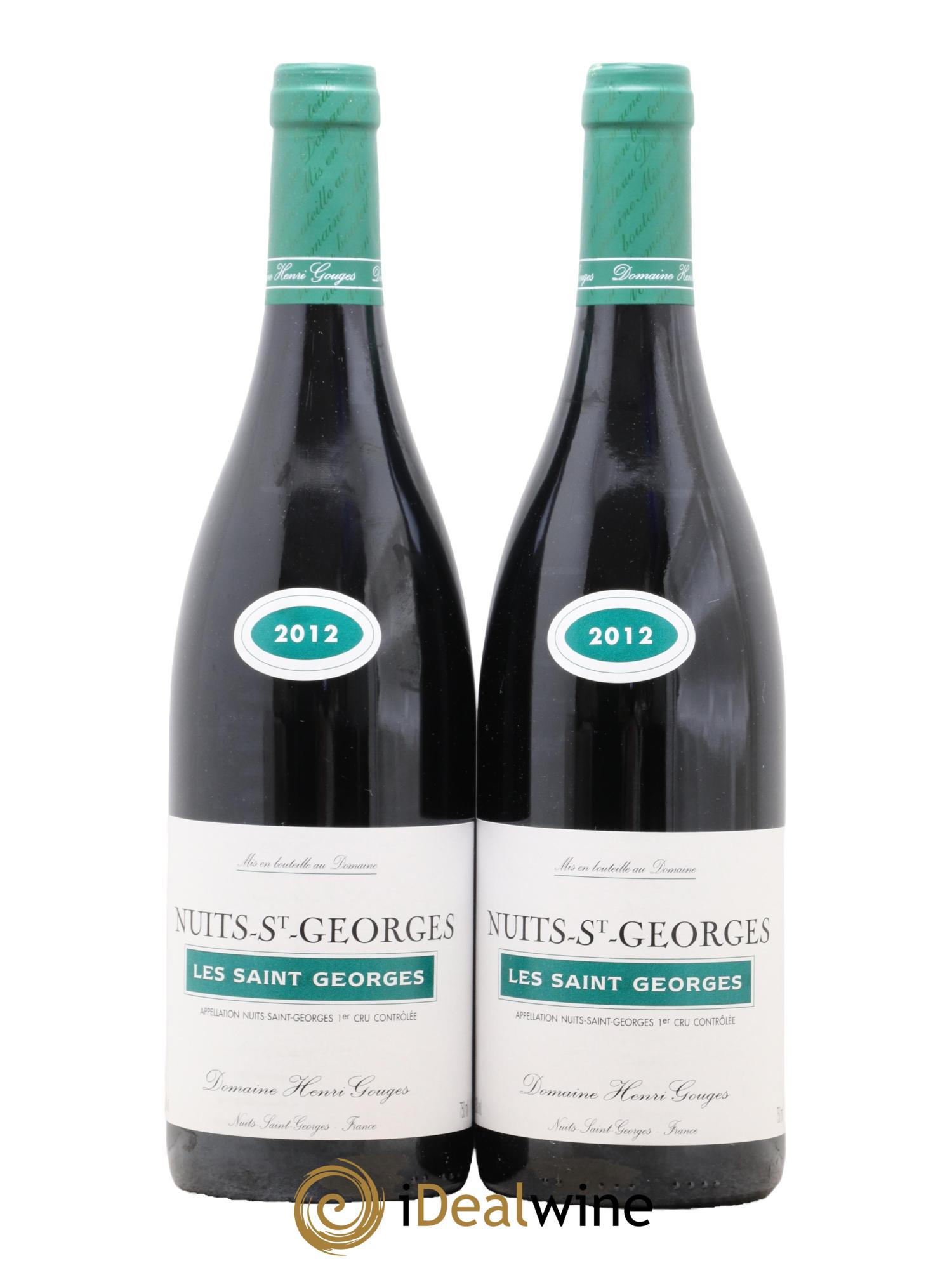 Nuits Saint-Georges 1er Cru Les Saints Georges Henri Gouges 2012 - Lotto di 2 bottiglie - 0