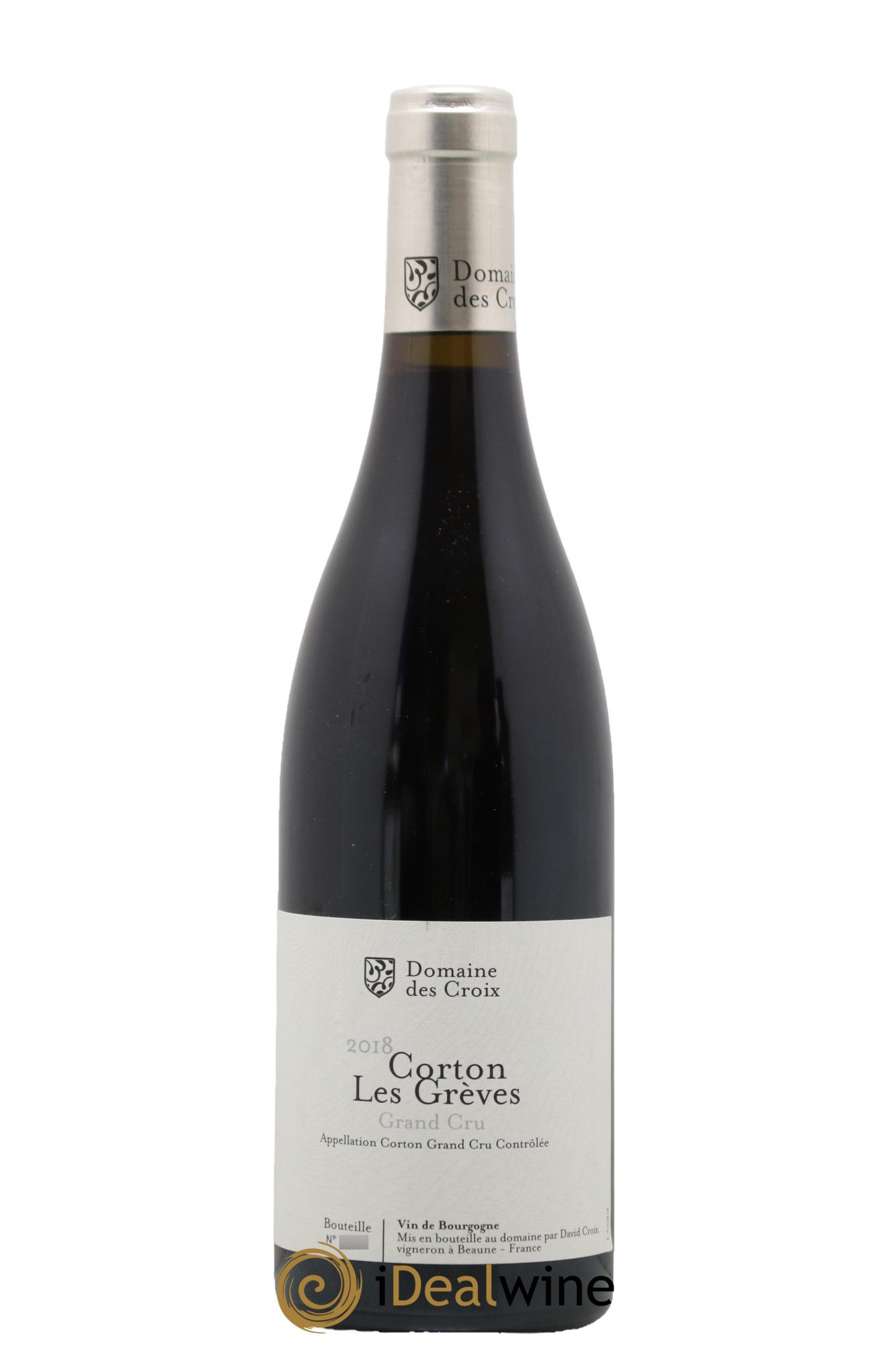 Corton Grand Cru Les Grèves Croix (Domaine des) 2018 - Lot de 1 bouteille - 0