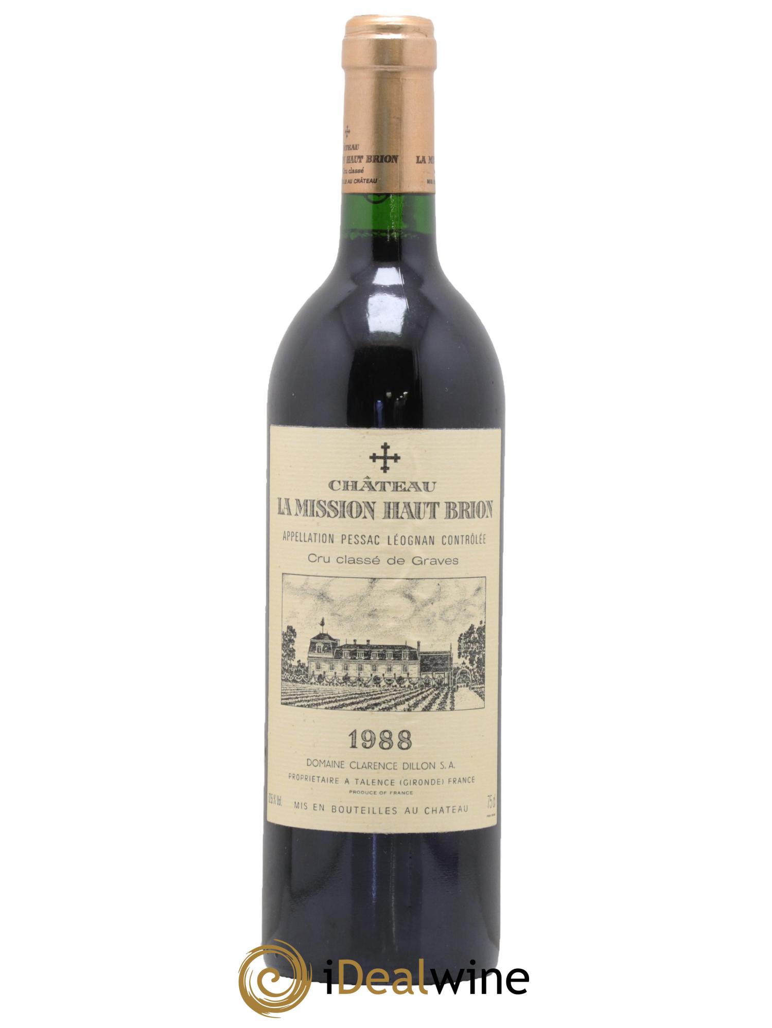 Château la Mission Haut-Brion Cru Classé de Graves 1988 - Lot of 1 bottle - 0