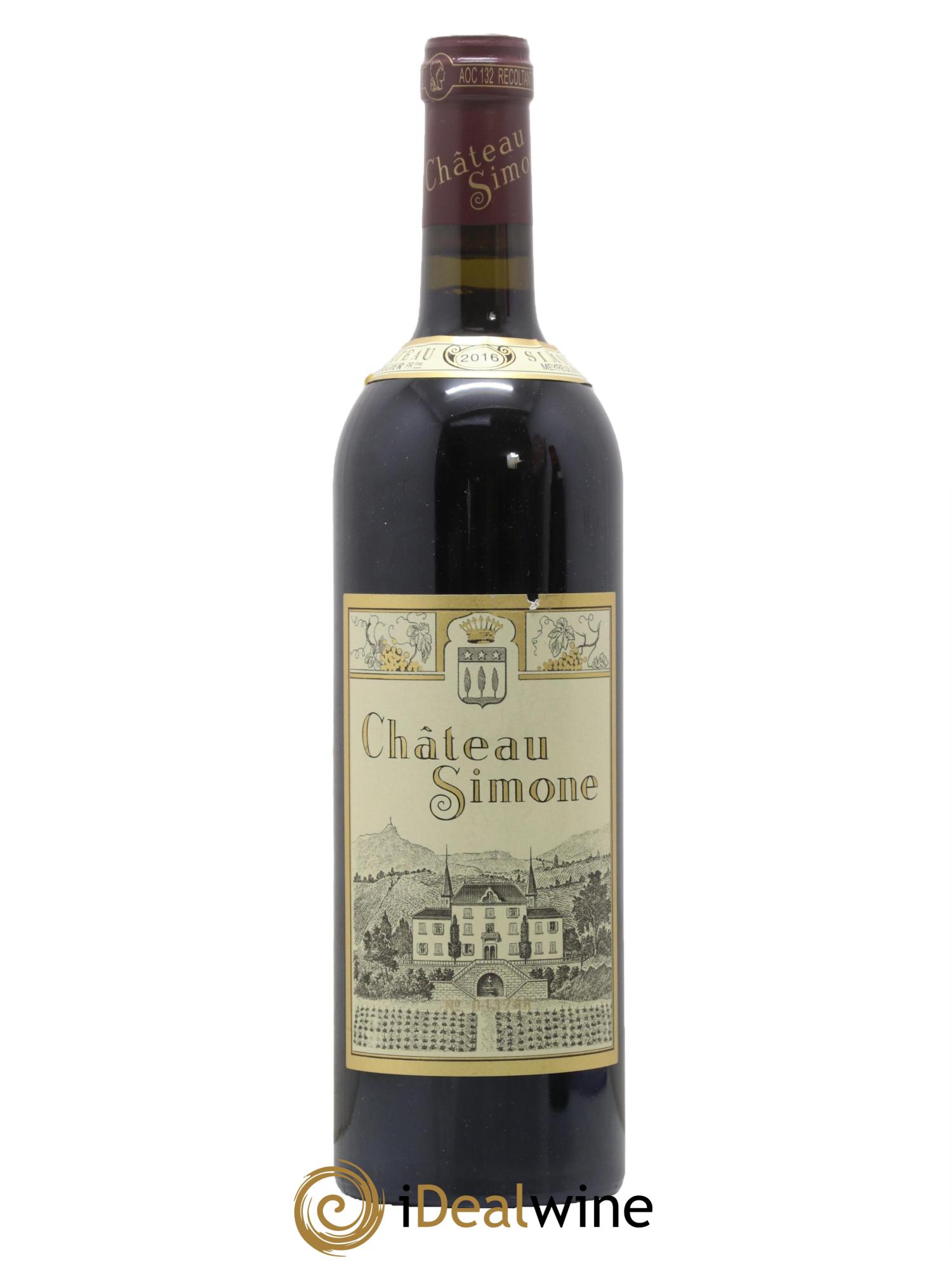 Palette Château Simone Famille Rougier 2016 - Posten von 1 Flasche - 0