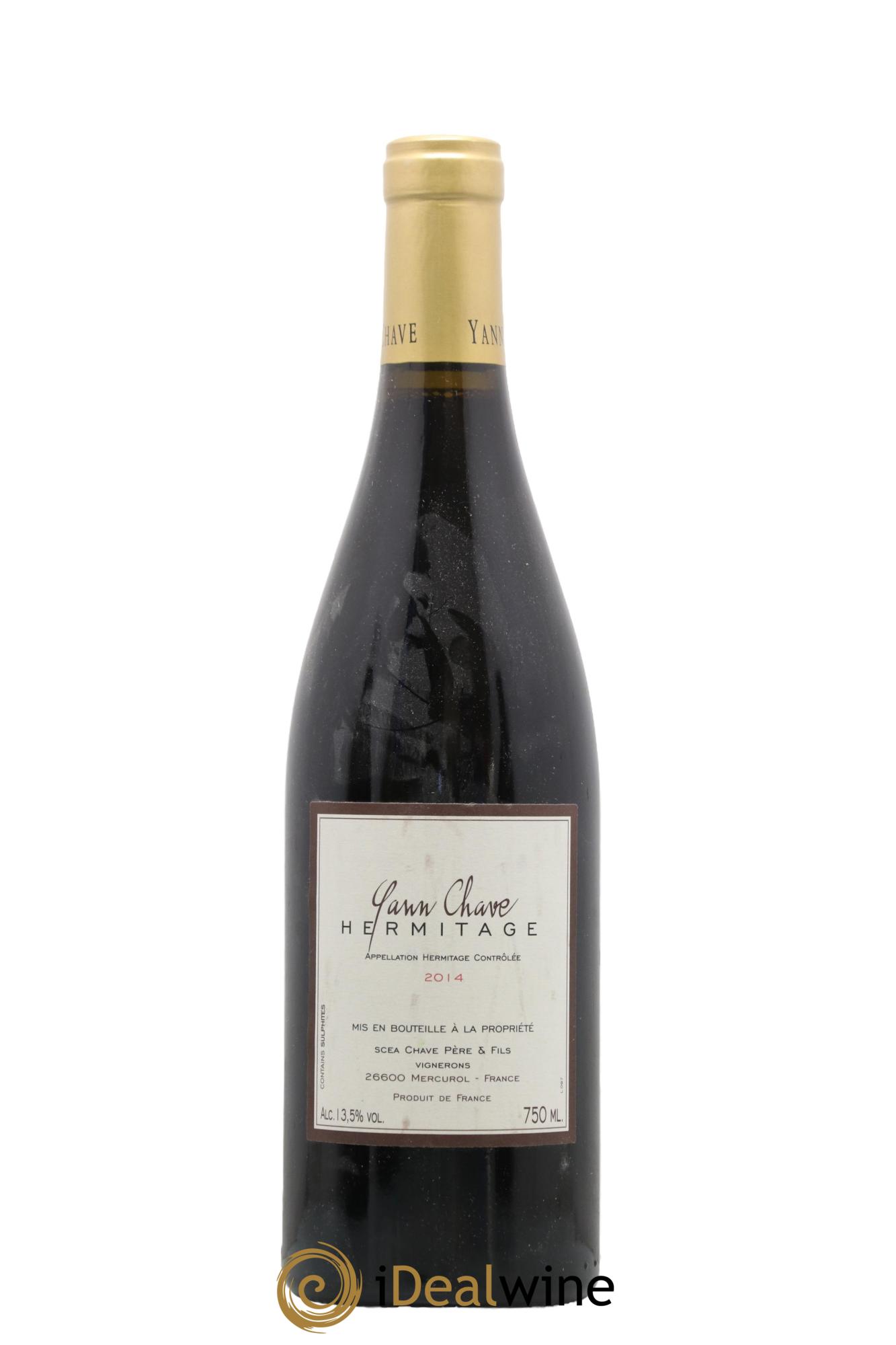 Hermitage Yann Chave 2014 - Lot of 1 bottle - 0