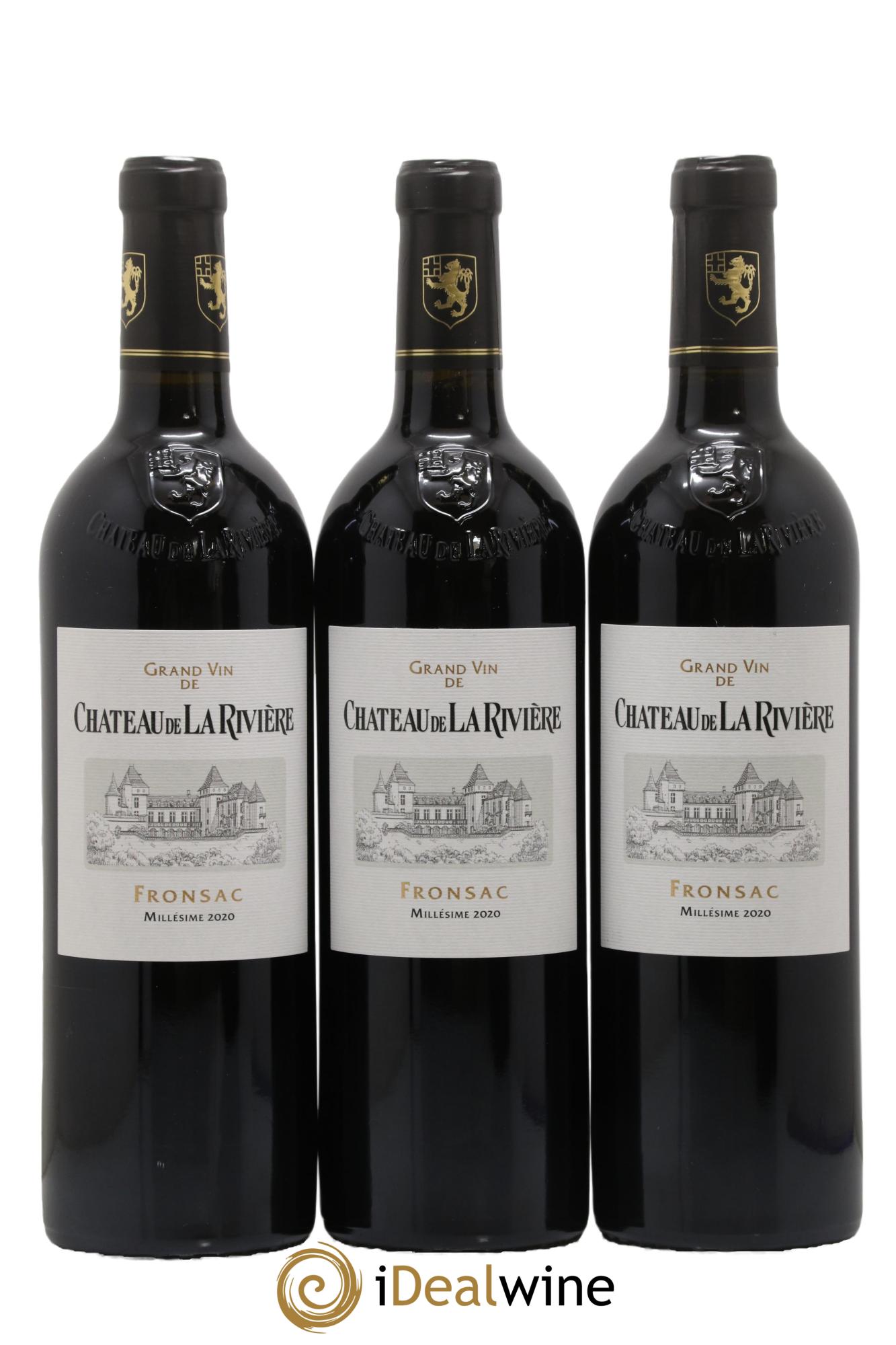 Château de La Rivière  2020 - Lot of 6 bottles - 1