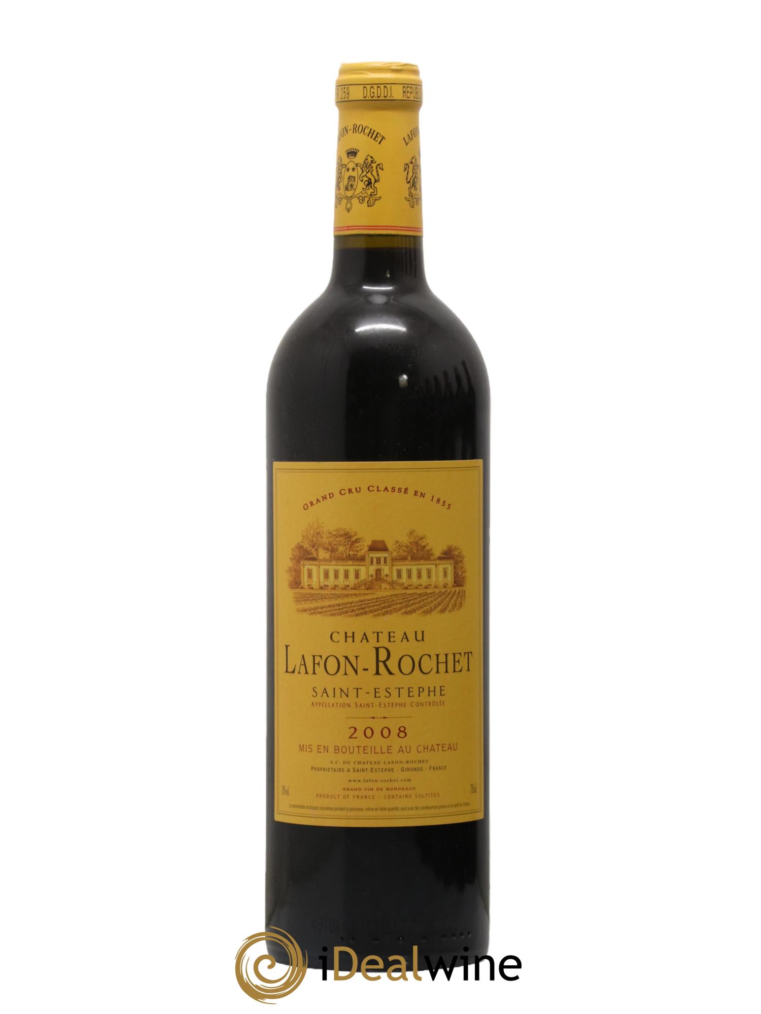 Château Lafon Rochet 4ème Grand Cru Classé 2008 - Posten von 1 Flasche - 0