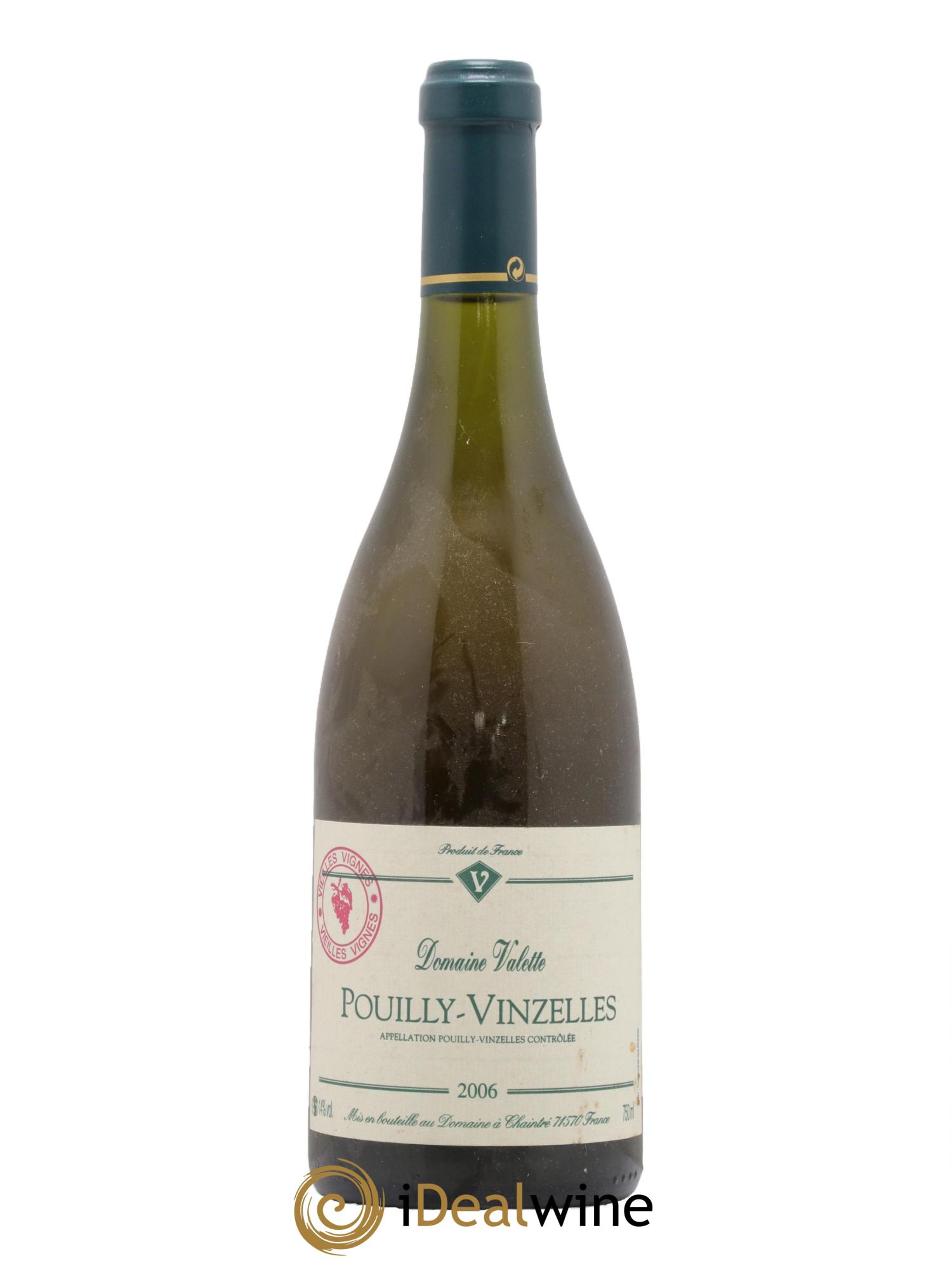 Pouilly-Vinzelles Vieilles Vignes Valette (Domaine) 2006 - Lot de 1 bouteille - 0