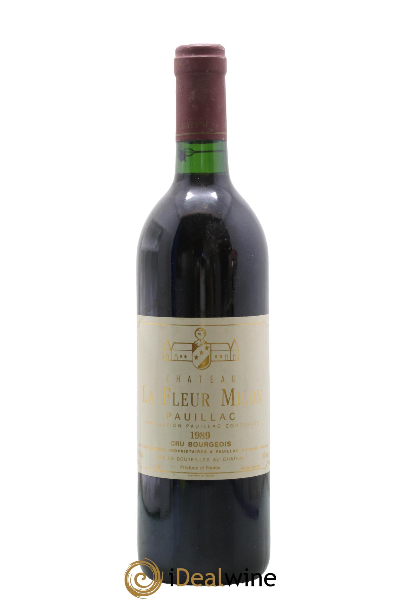 Château la Fleur Milon Cru Bourgeois 1989 - Lotto di 1 bottiglia - 0