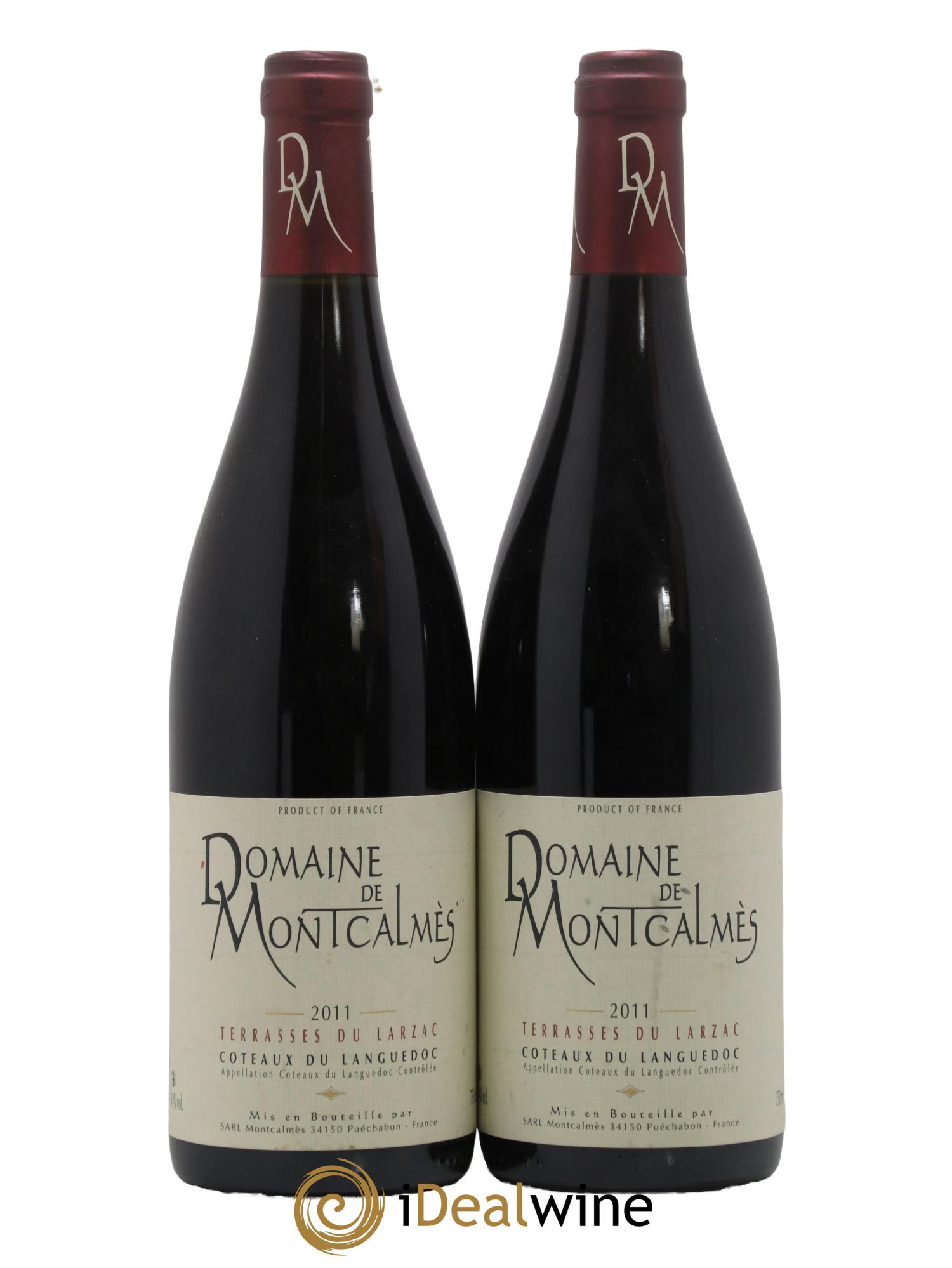 Coteaux du Languedoc Domaine de Montcalmès Frédéric Pourtalié 2011 - Lot of 2 bottles - 0