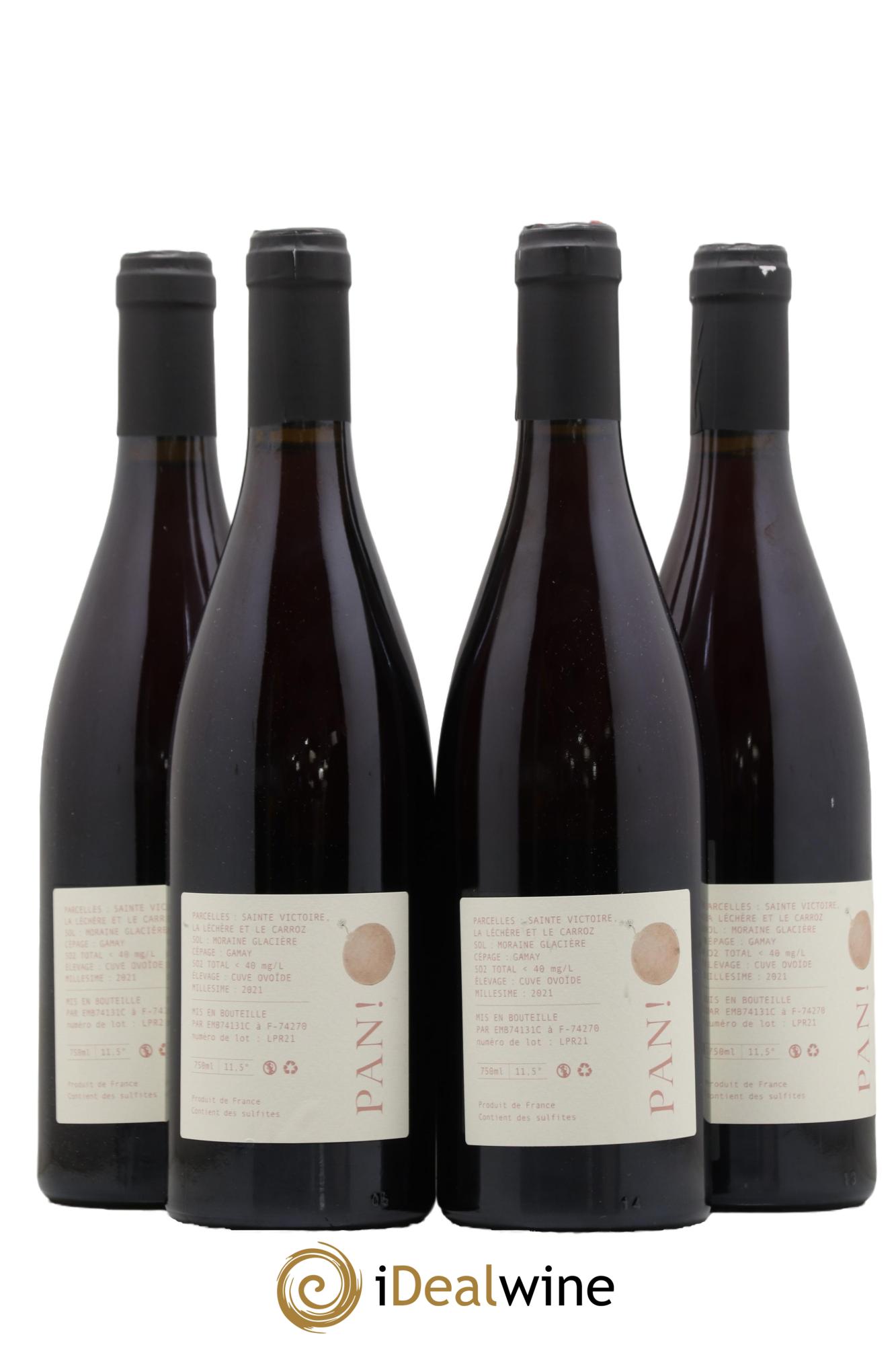 Vin de Savoie Pan ! Le Rouze Domaine Les Aricoques 2021 - Lot de 4 bouteilles - 1