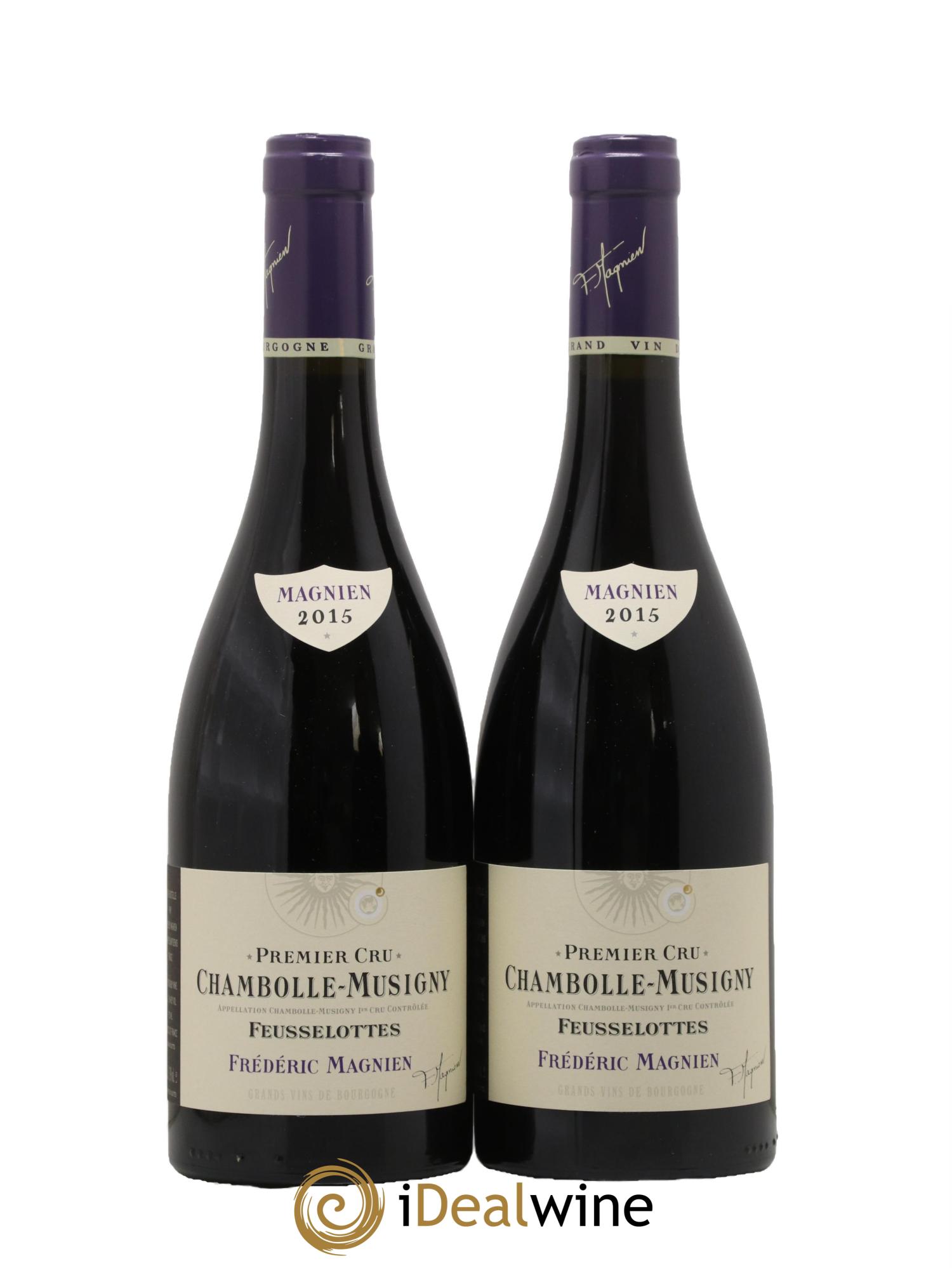 Chambolle-Musigny 1er Cru Les Feusselottes Frédéric Magnien 2015 - Lot de 2 bouteilles - 0