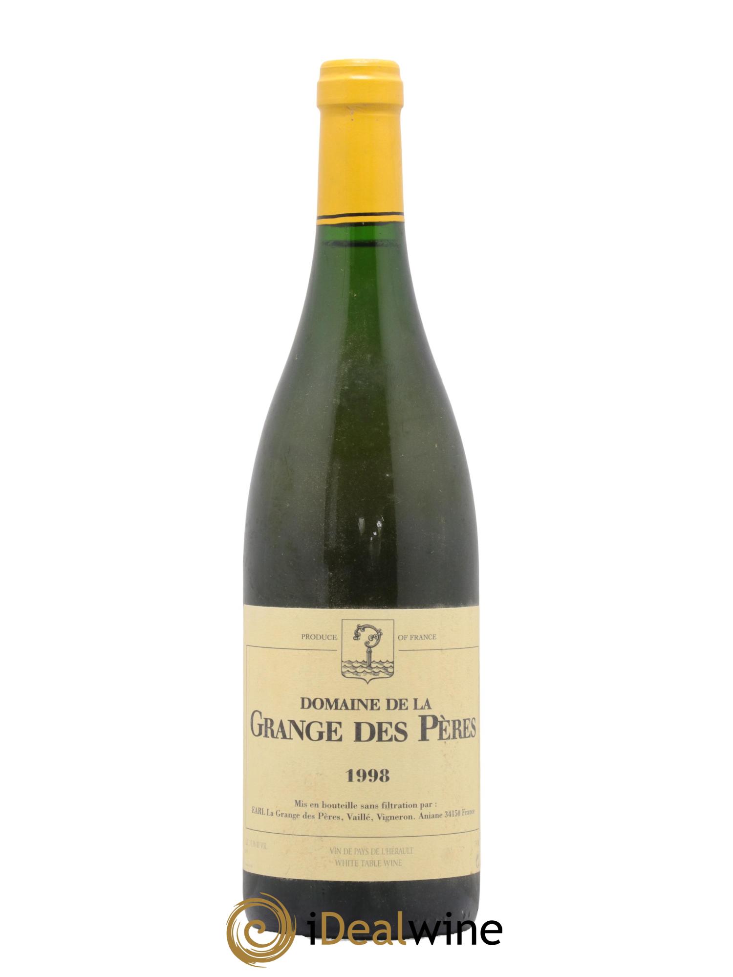 IGP Pays d'Hérault Grange des Pères Laurent Vaillé 1998 - Posten von 1 Flasche - 0