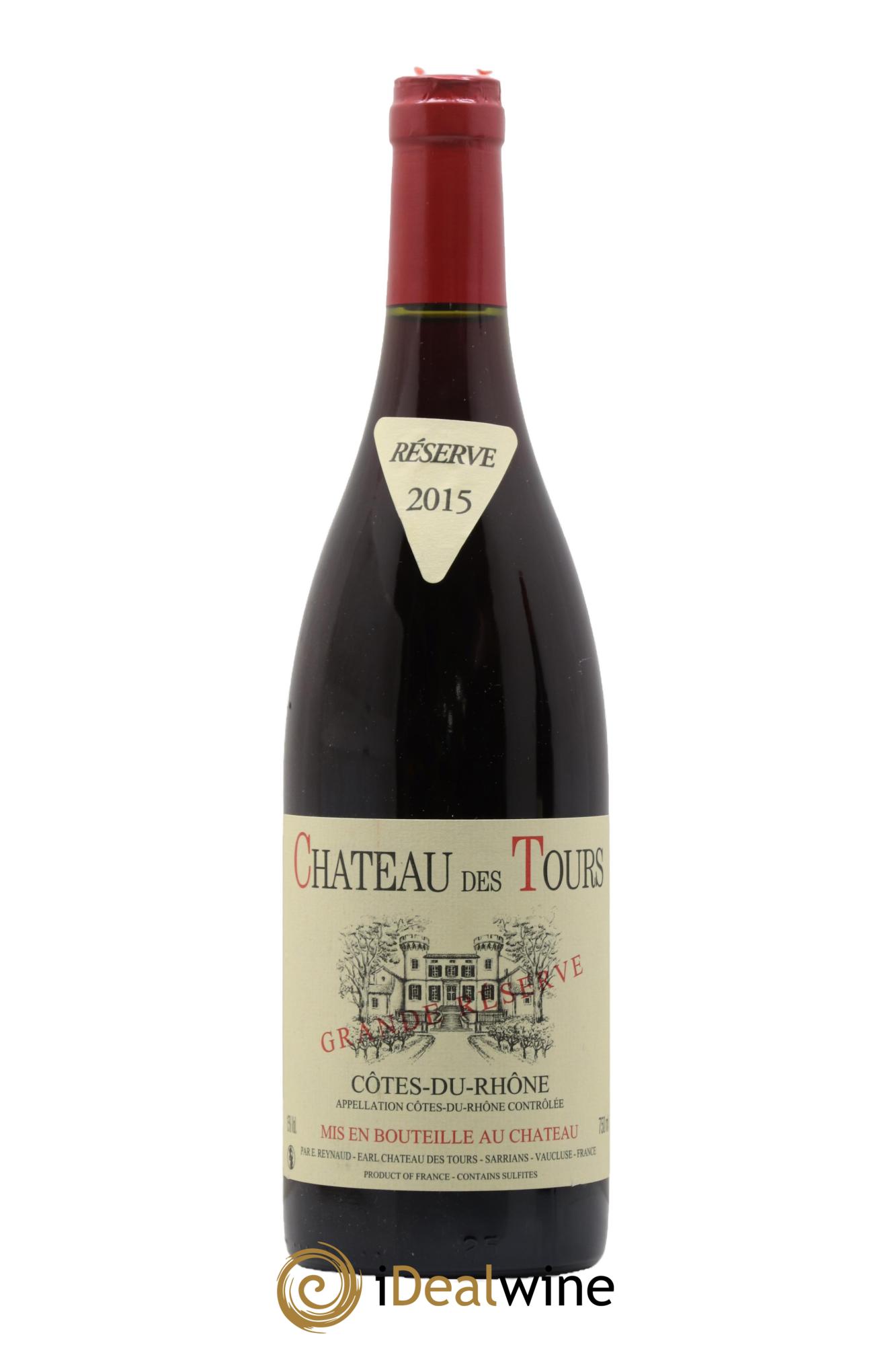 Côtes du Rhône Château des Tours Grande Réserve Emmanuel Reynaud 2015 - Posten von 1 Flasche - 0