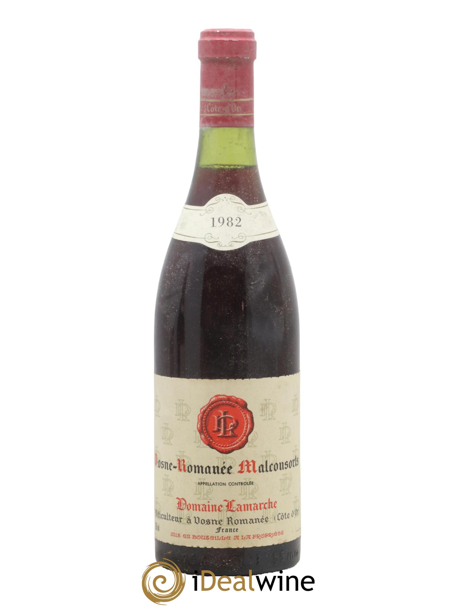 Vosne-Romanée 1er Cru Les Malconsorts Lamarche (Domaine) 1982 - Posten von 1 Flasche - 0