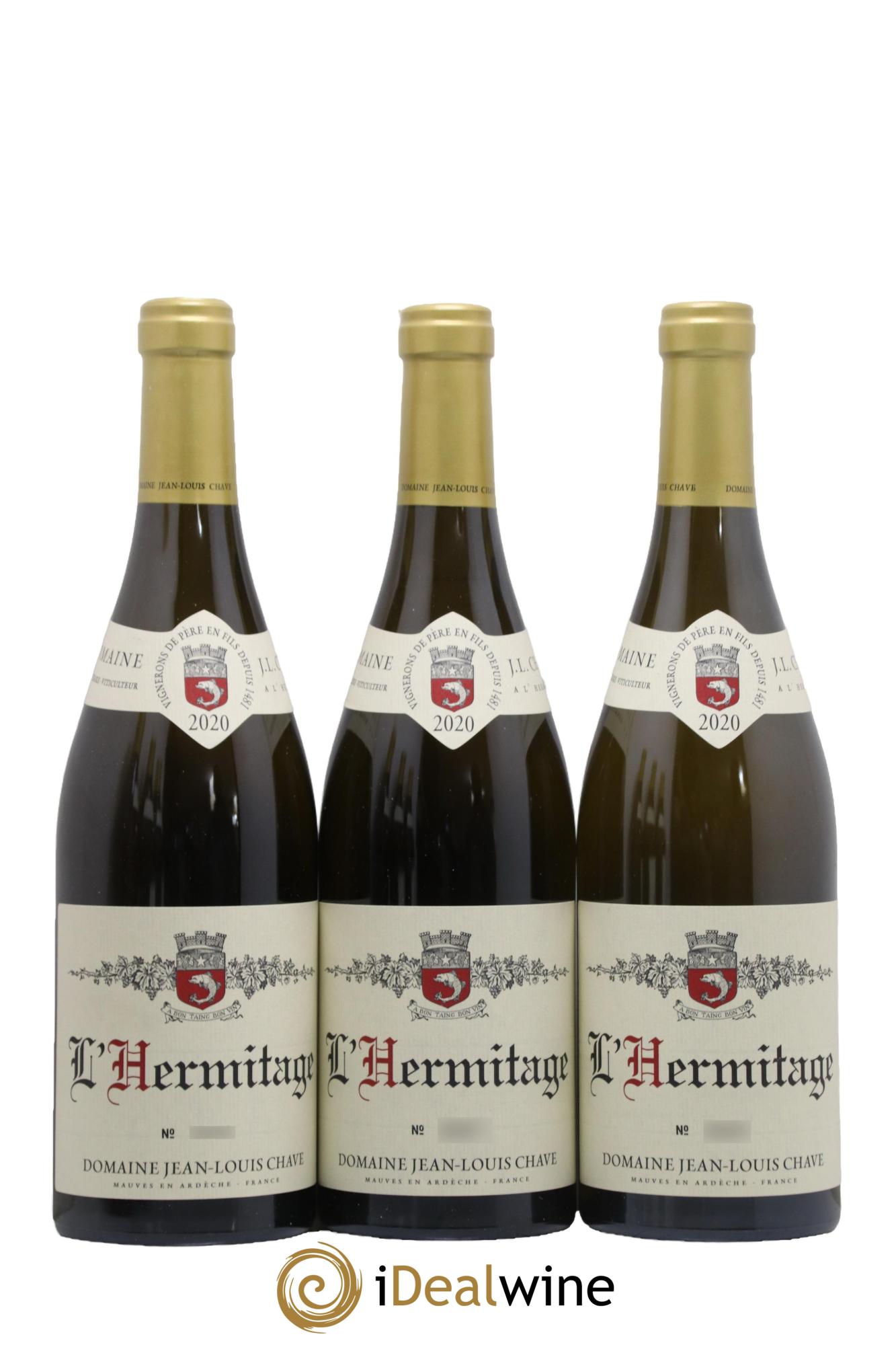 Hermitage Jean-Louis Chave 2020 - Lot de 6 bouteilles - 1