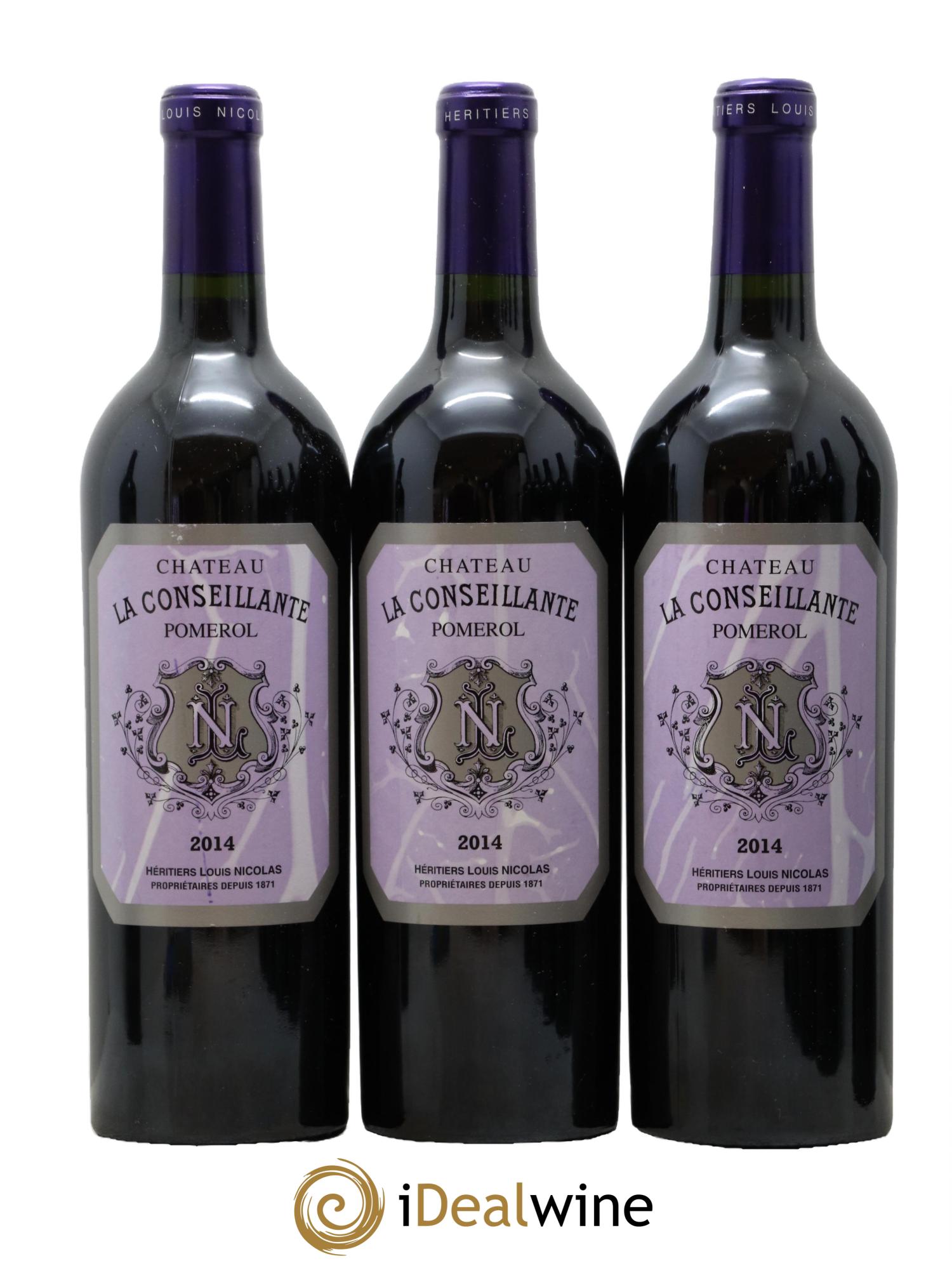 Château la Conseillante 2014 - Lot of 3 bottles - 0