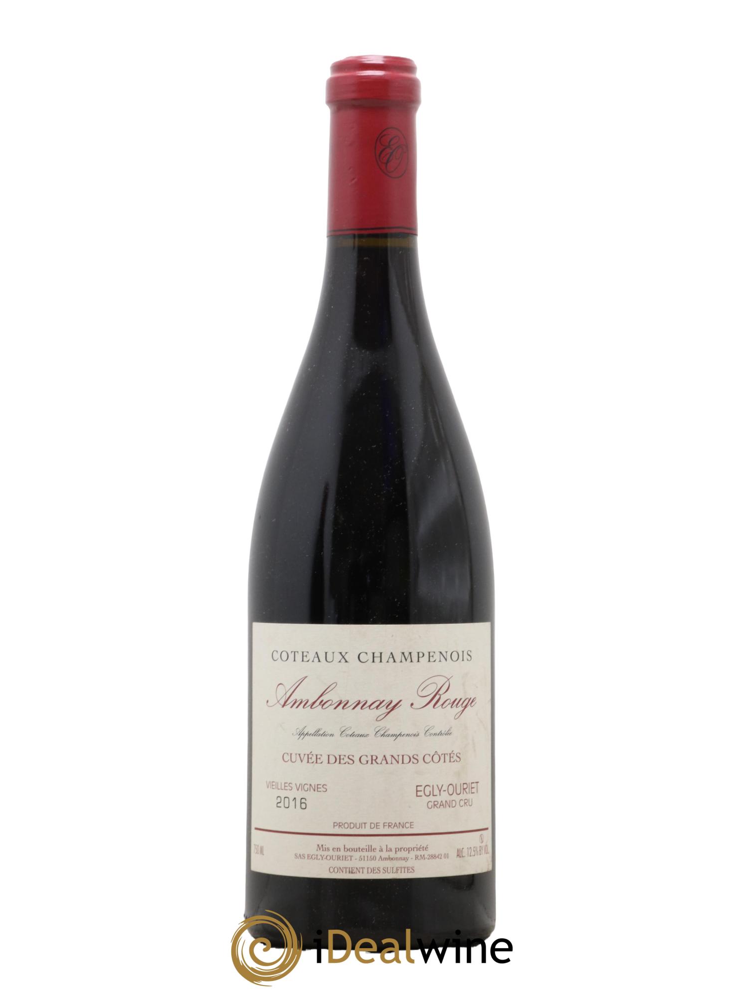 Grand Cru Ambonnay Cuvée des Grands Côtés VV Egly-Ouriet 2016 - Lotto di 1 bottiglia - 0