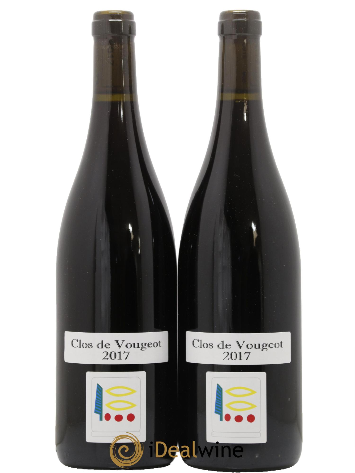 Clos de Vougeot Grand Cru Prieuré Roch 2017 - Lotto di 2 bottiglie - 0