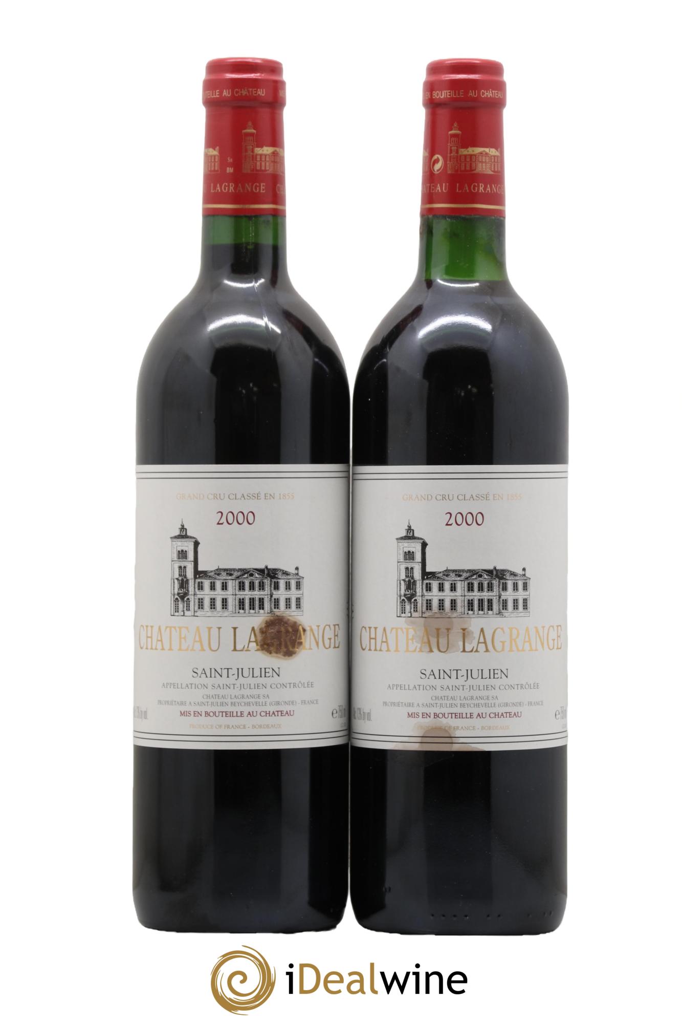 Château Lagrange 3ème Grand Cru Classé 2000 - Lot of 2 bottles - 0