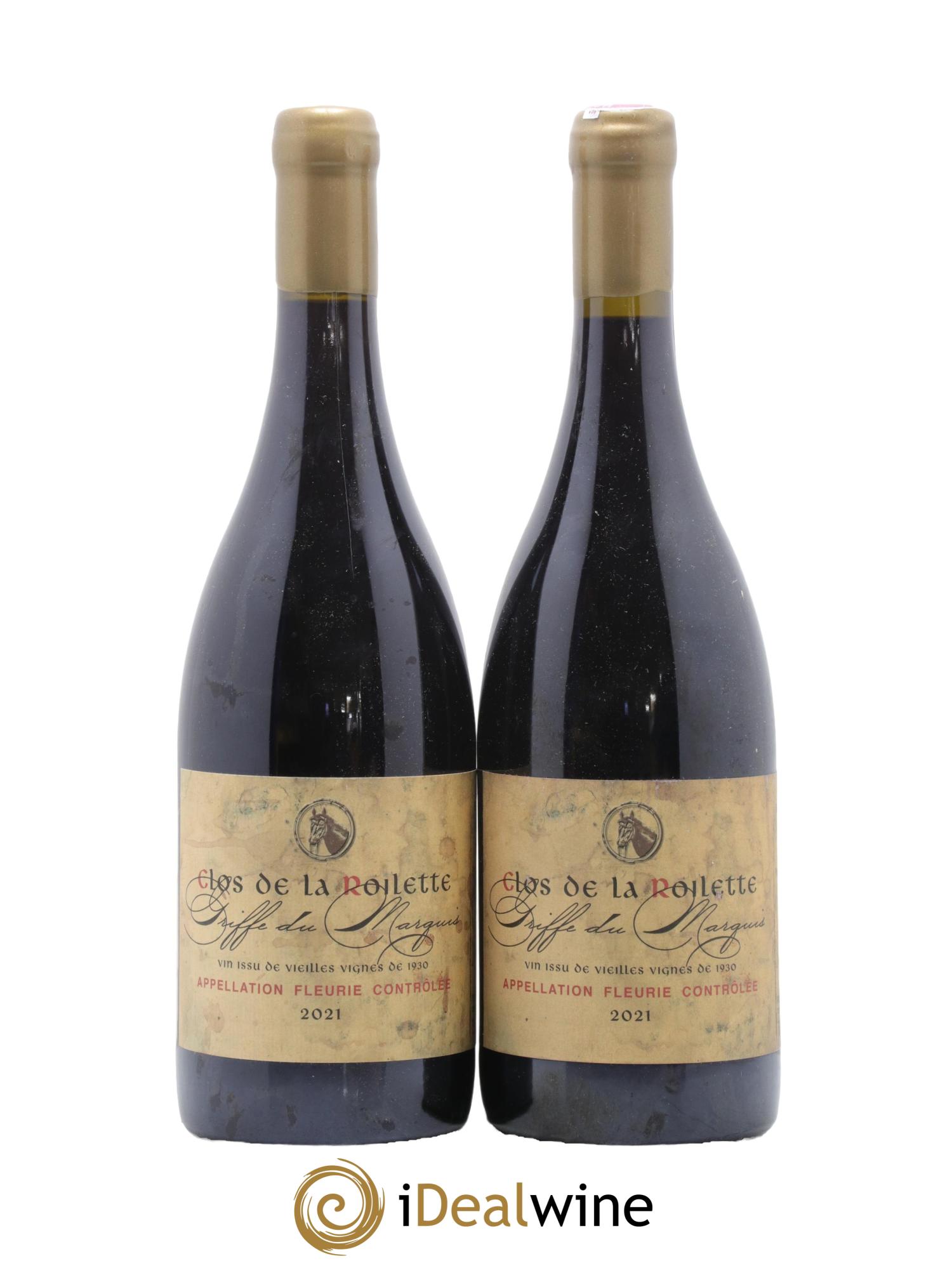 Fleurie Griffe du Marquis Clos de la Roilette 2021 - Lotto di 2 bottiglie - 0