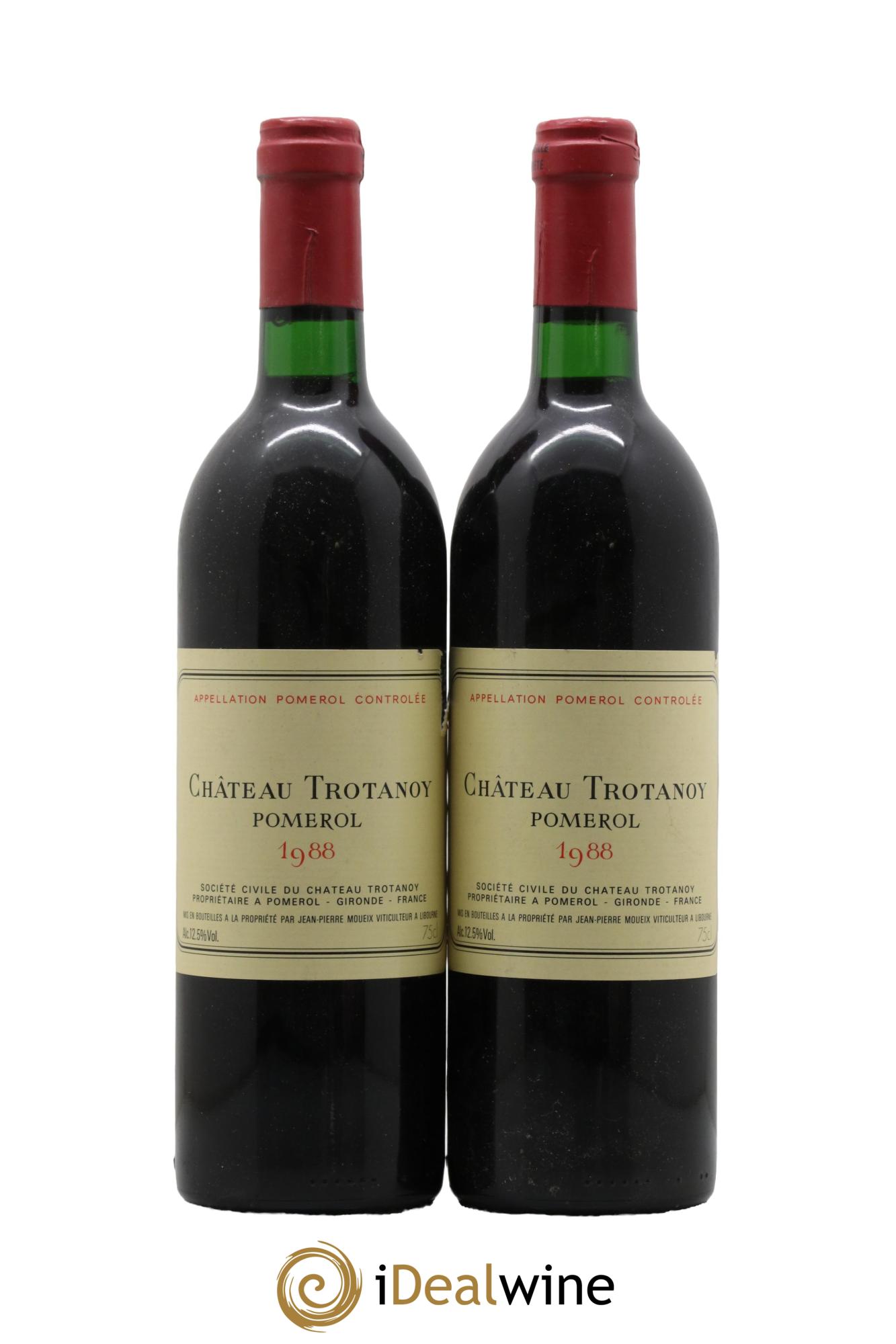 Château Trotanoy 1988 - Lot of 2 bottles - 0