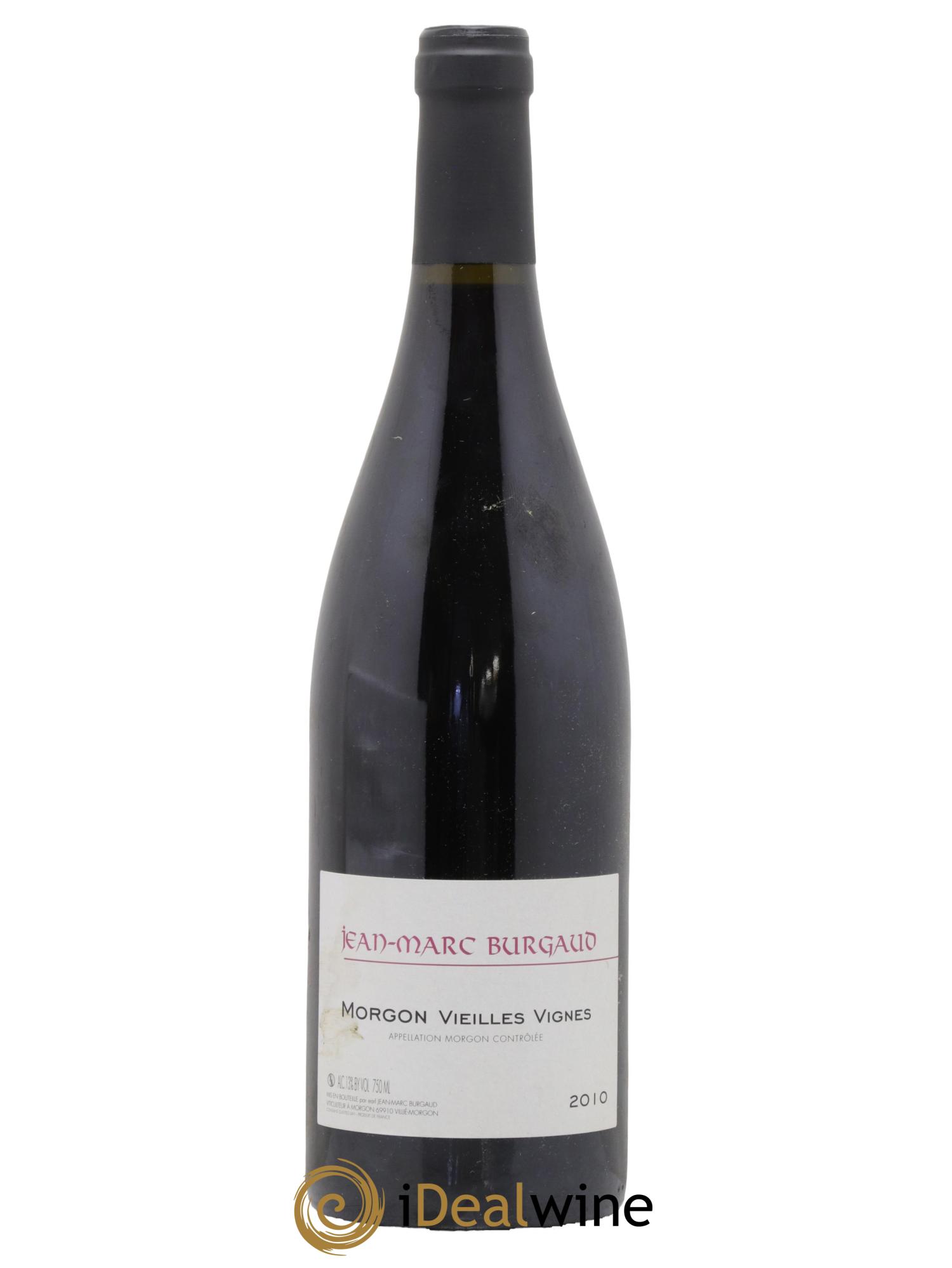 Morgon Vieilles Vignes Jean-Marc Burgaud 2010 - Posten von 1 Flasche - 0