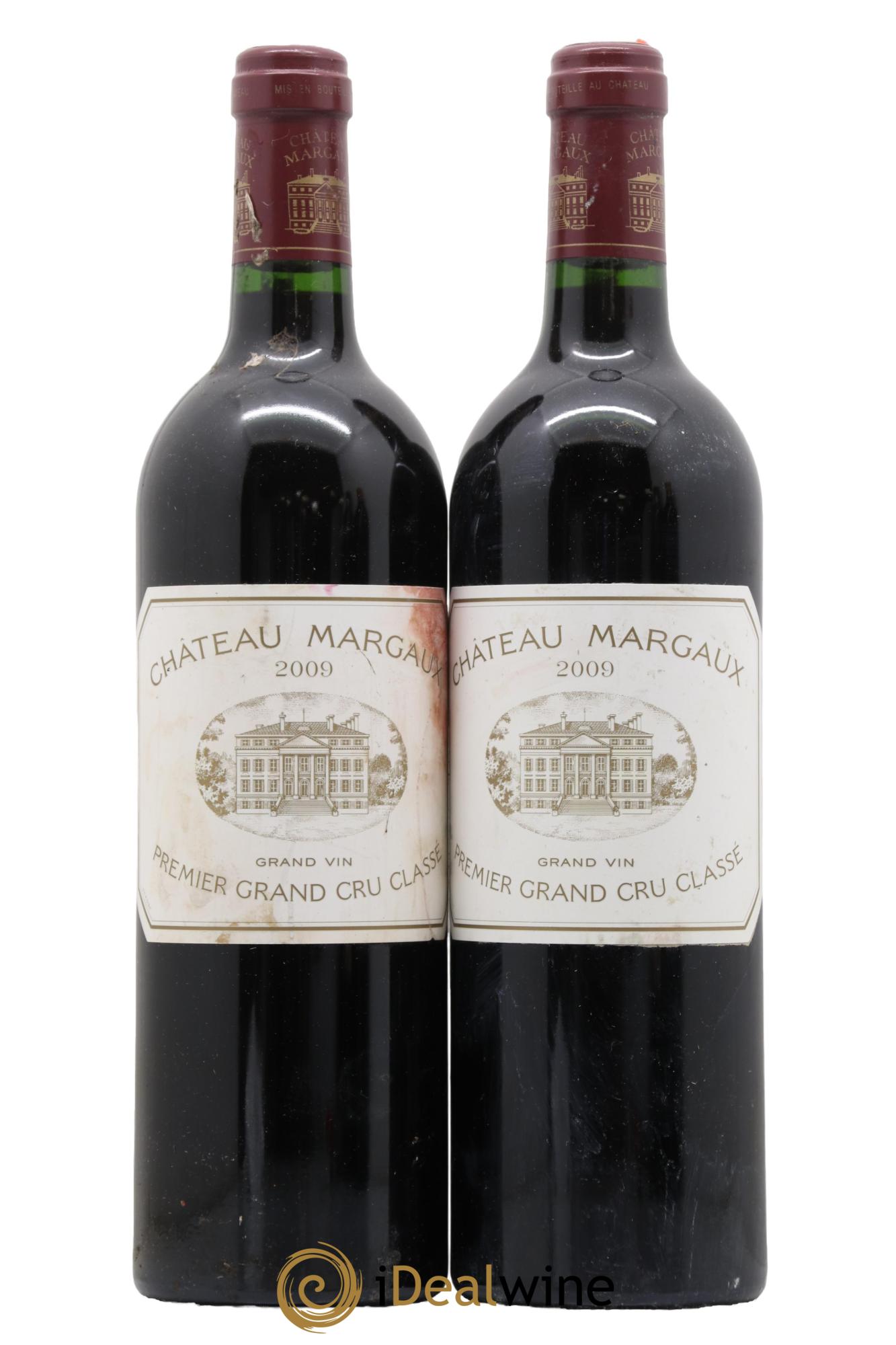 Château Margaux 1er Grand Cru Classé 2009 - Lot de 2 bouteilles - 0