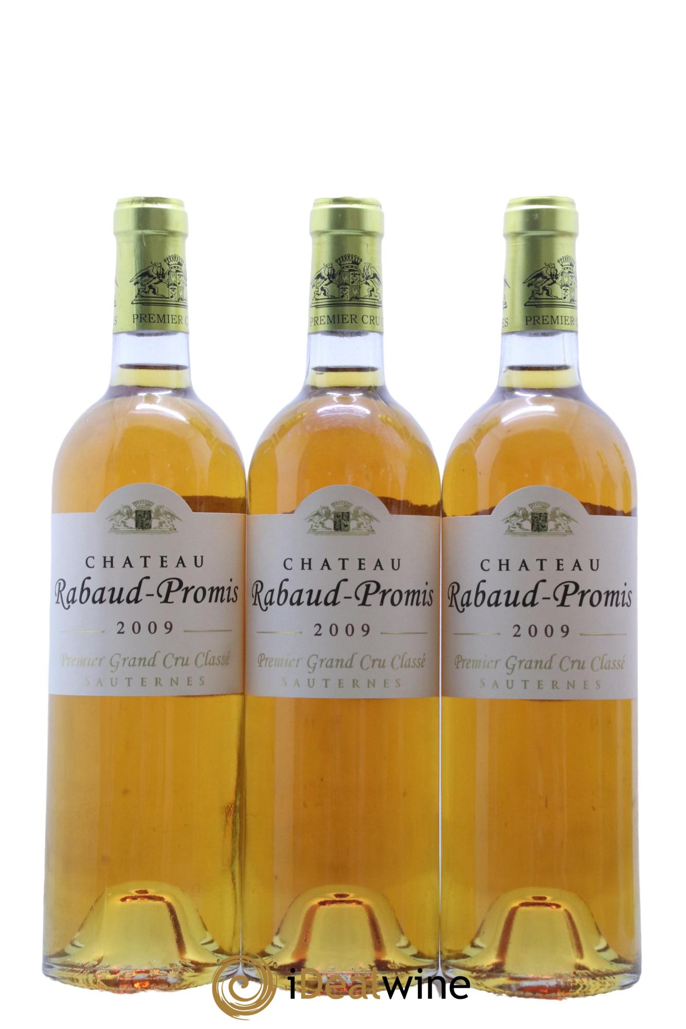 Château Rabaud Promis 1er Grand Cru Classé  2009 - Posten von 6 Flaschen - 1