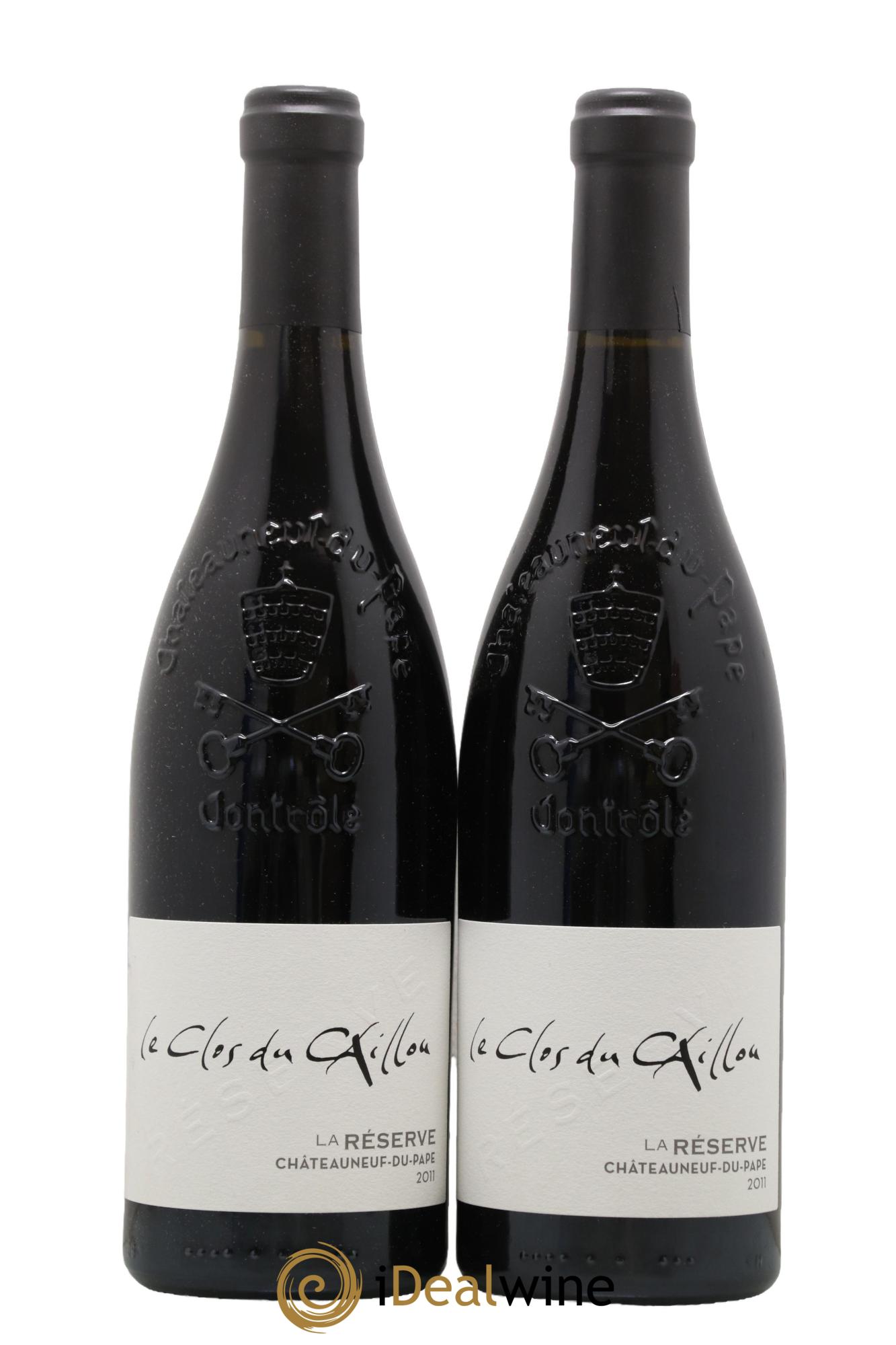 Châteauneuf-du-Pape Domaine Le Clos du Caillou Réserve Sylvie Vacheron 2011 - Posten von 2 Flaschen - 0