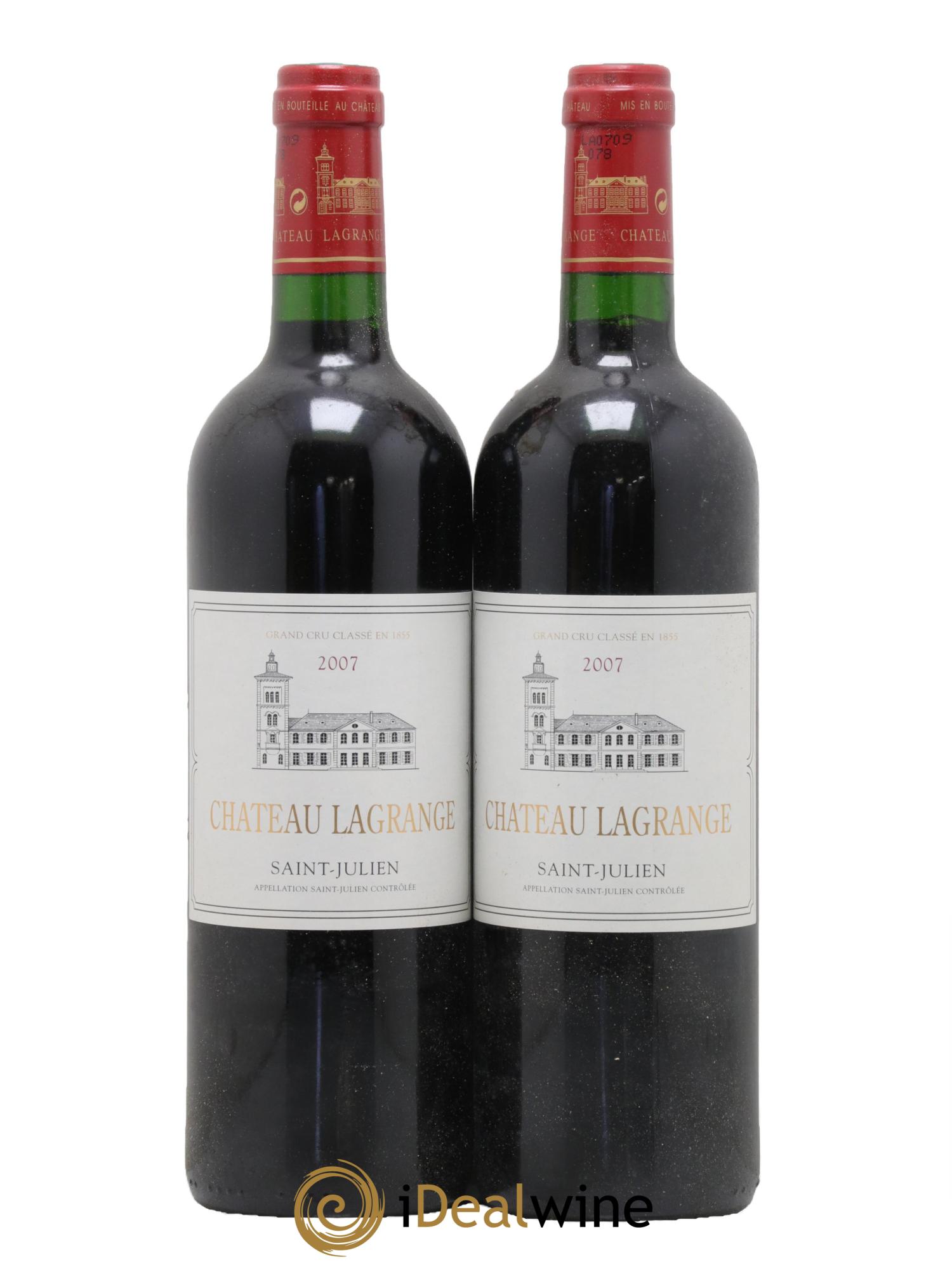 Château Lagrange 3ème Grand Cru Classé 2007 - Lotto di 2 bottiglie - 0