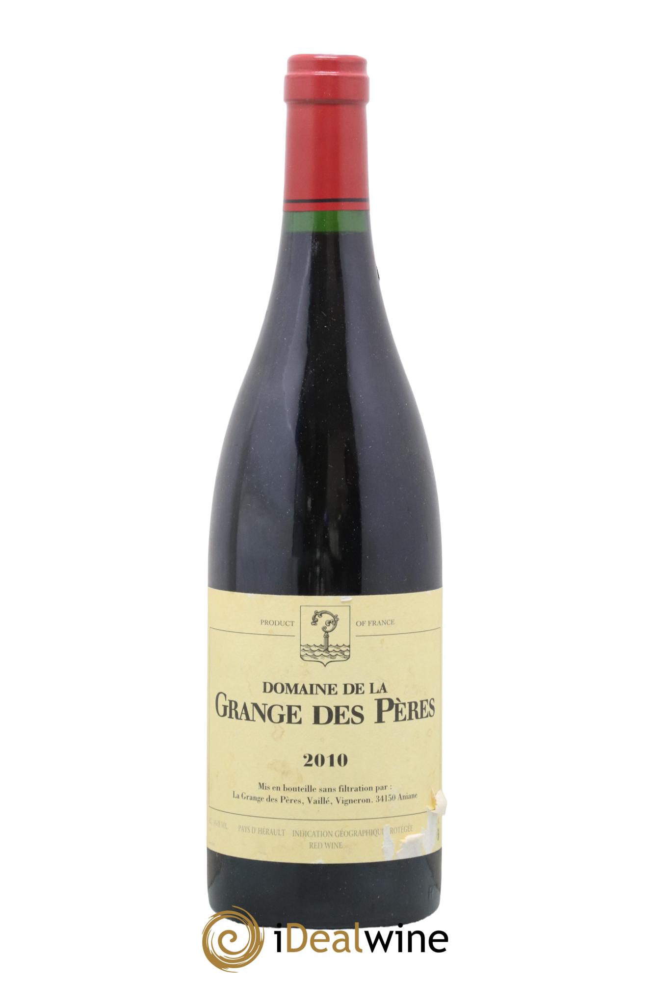 IGP Pays d'Hérault Grange des Pères Laurent Vaillé 2010 - Posten von 1 Flasche - 0