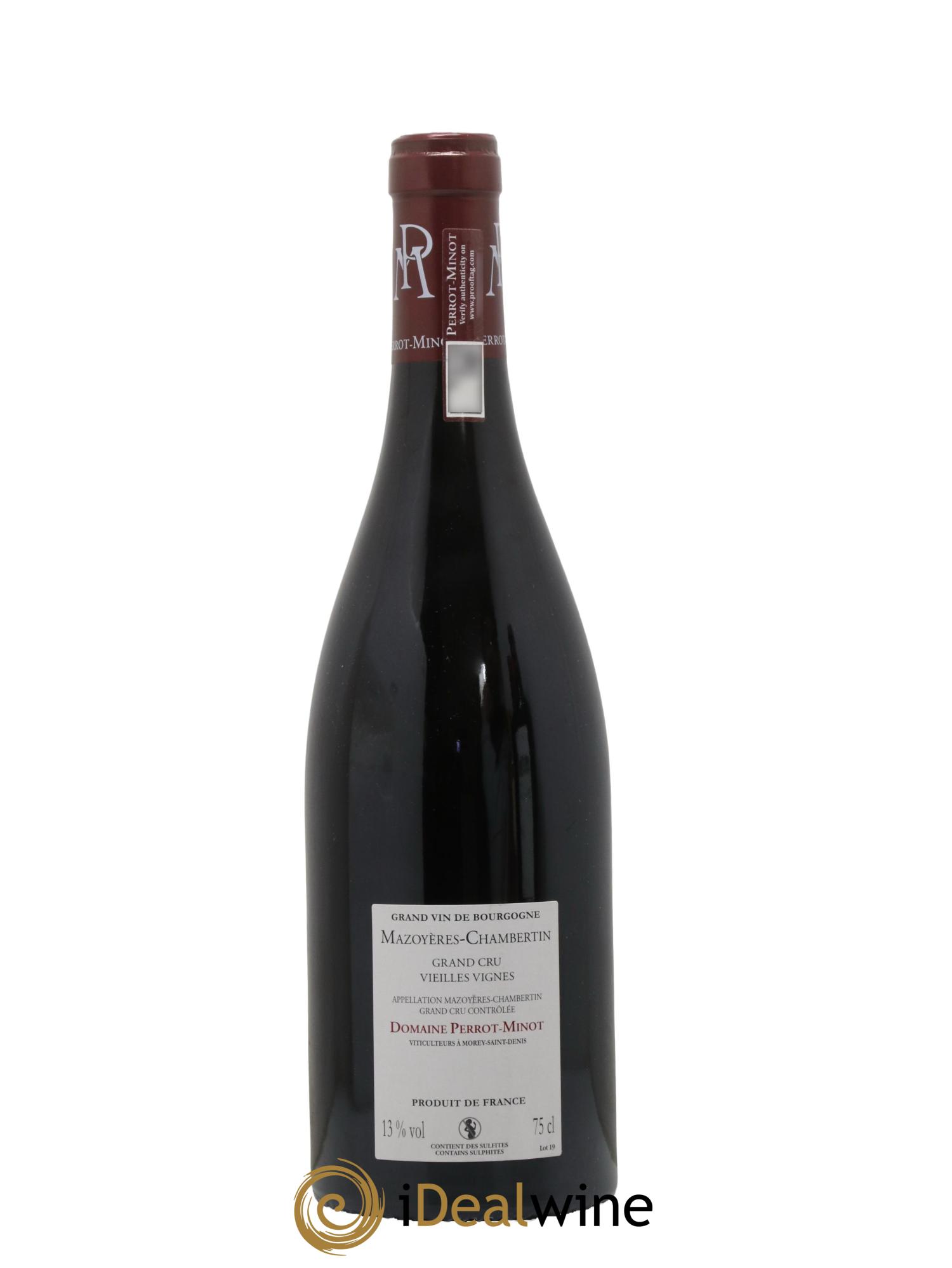 Mazoyères-Chambertin Grand Cru Perrot-Minot  2016 - Lot de 1 bouteille - 1