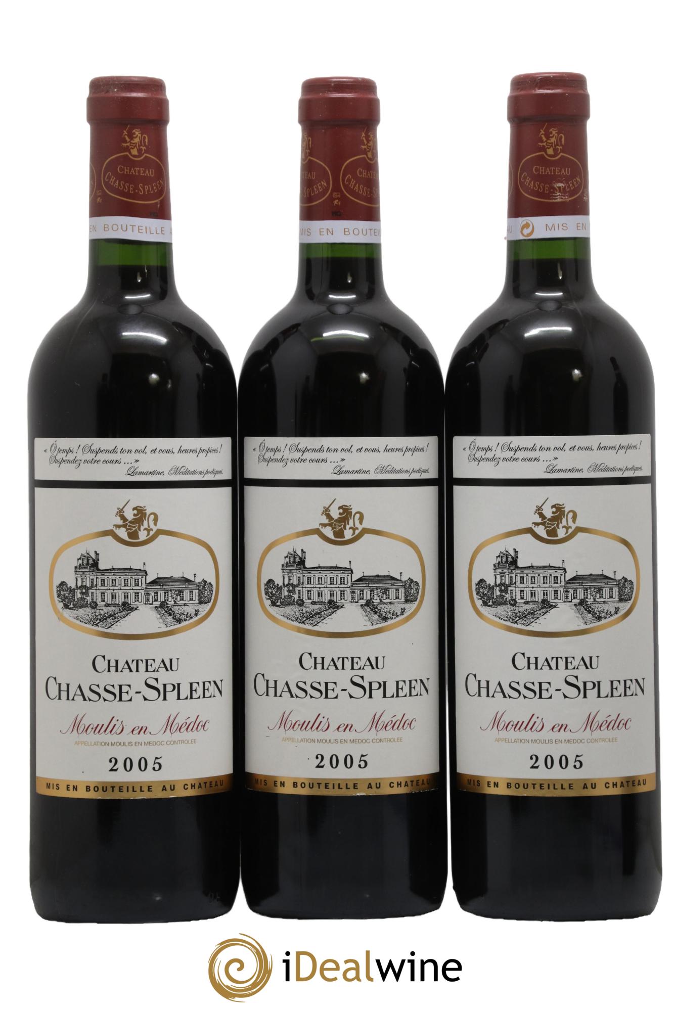 Château Chasse Spleen 2005 - Lotto di 6 bottiglie - 1