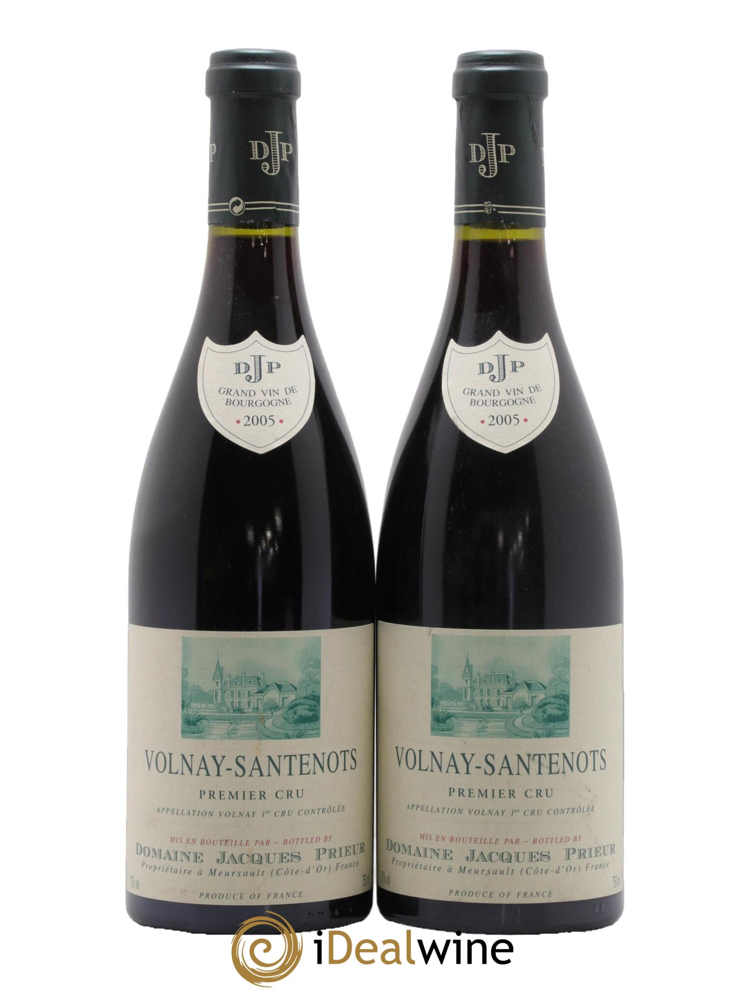 Volnay 1er Cru Santenots Jacques Prieur (Domaine) 2005 - Posten von 2 Flaschen - 0