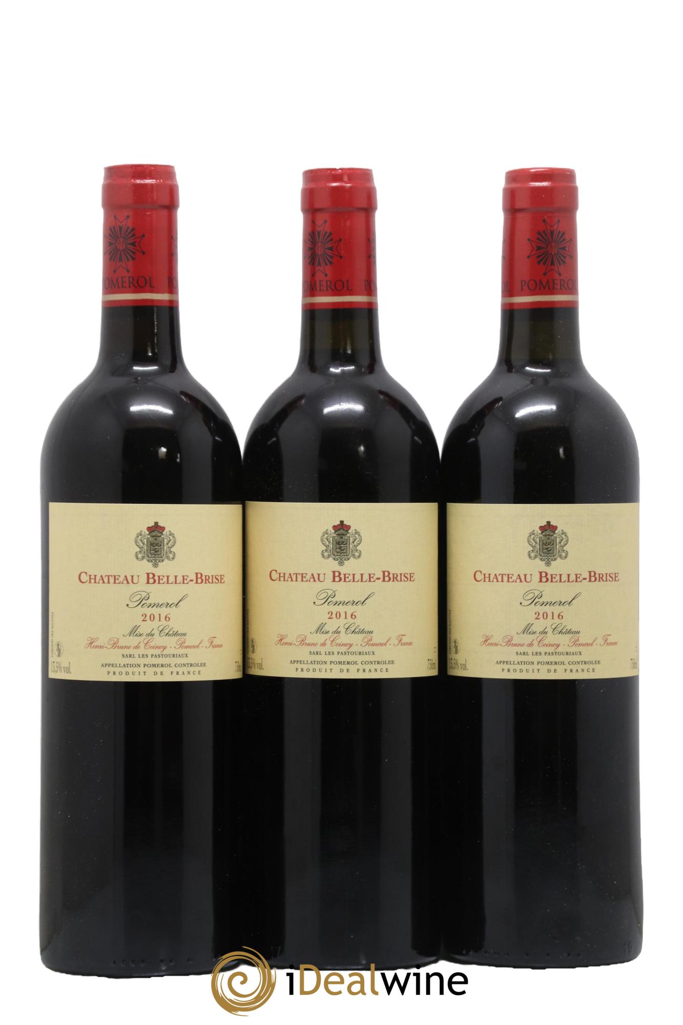 Château Belle-Brise 2016 - Lot of 12 bottles - 1