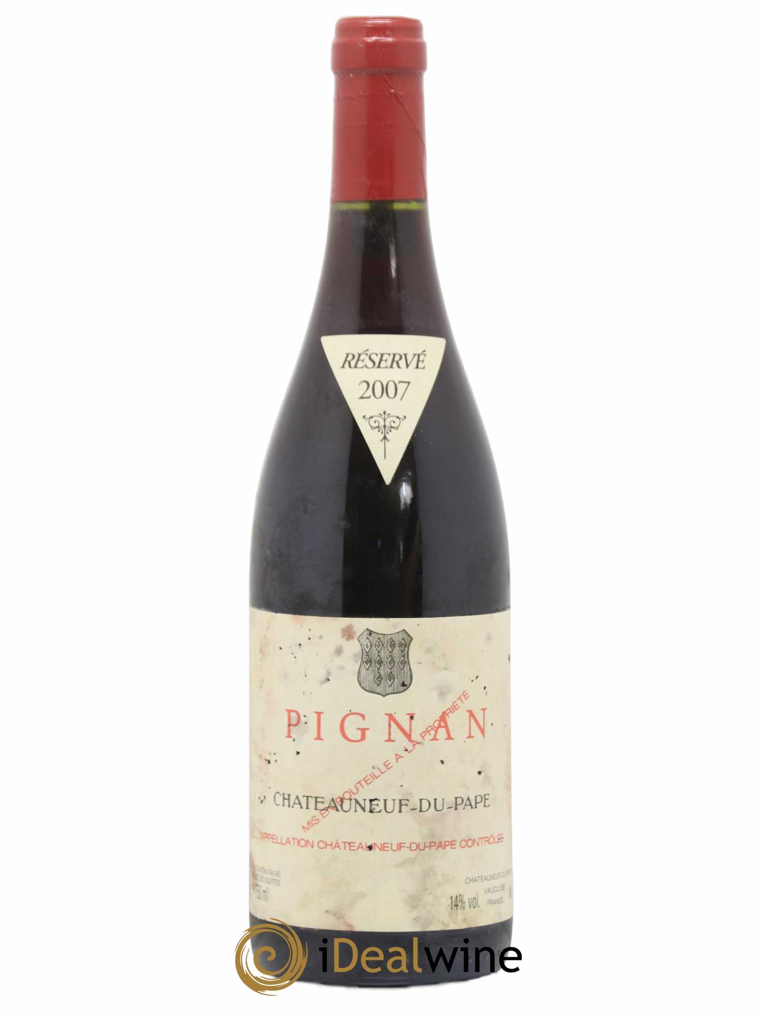 Châteauneuf-du-Pape Domaine de Pignan 2007 - Lot de 1 bouteille - 0