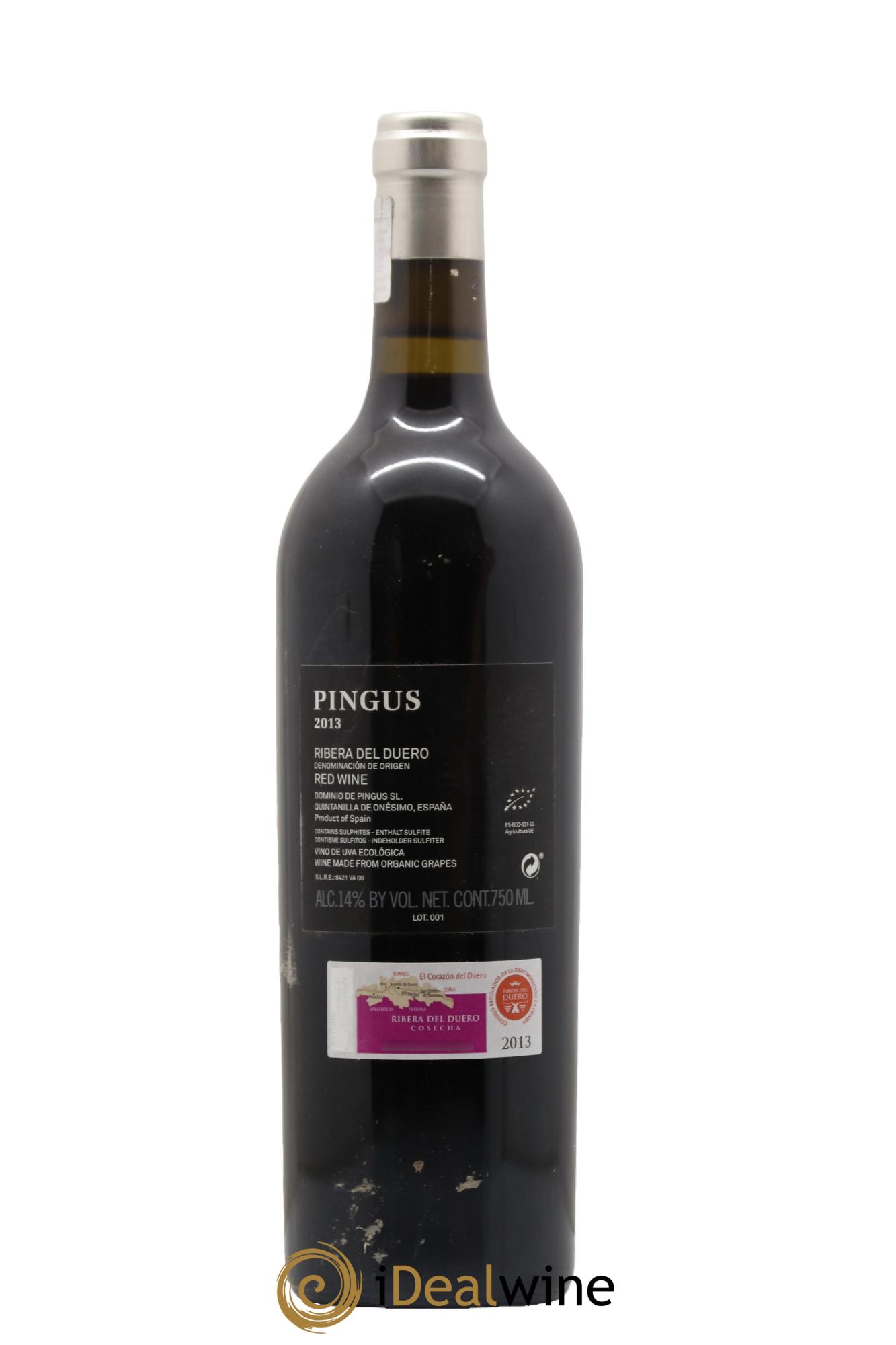 Ribera Del Duero Pingus Dominio de Pingus - Peter Sisseck 2013 - Lotto di 1 bottiglia - 1