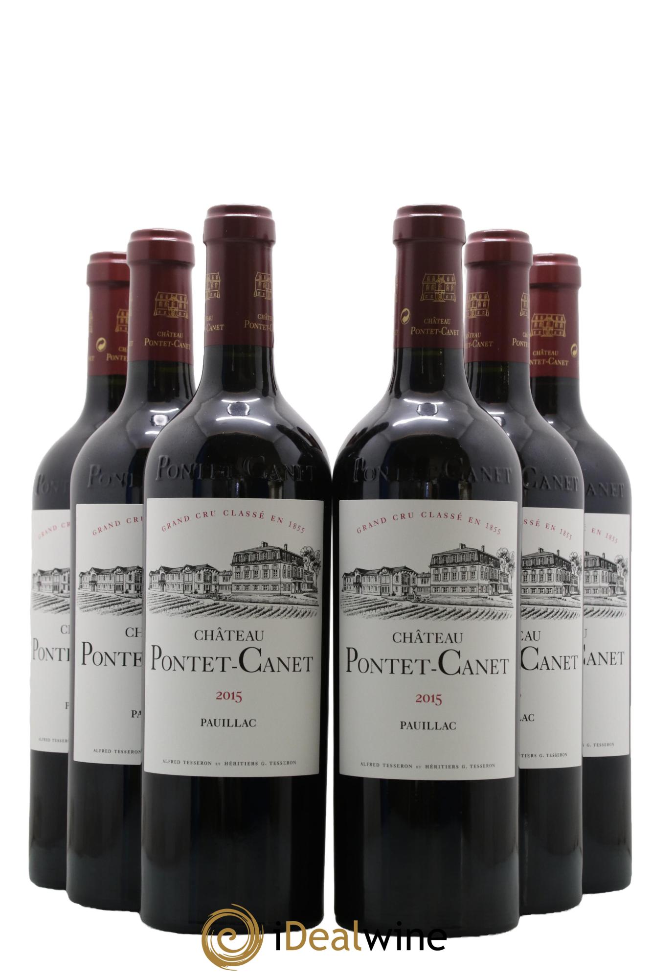 Château Pontet Canet 5ème Grand Cru Classé 2015 - Lotto di 6 bottiglie - 0