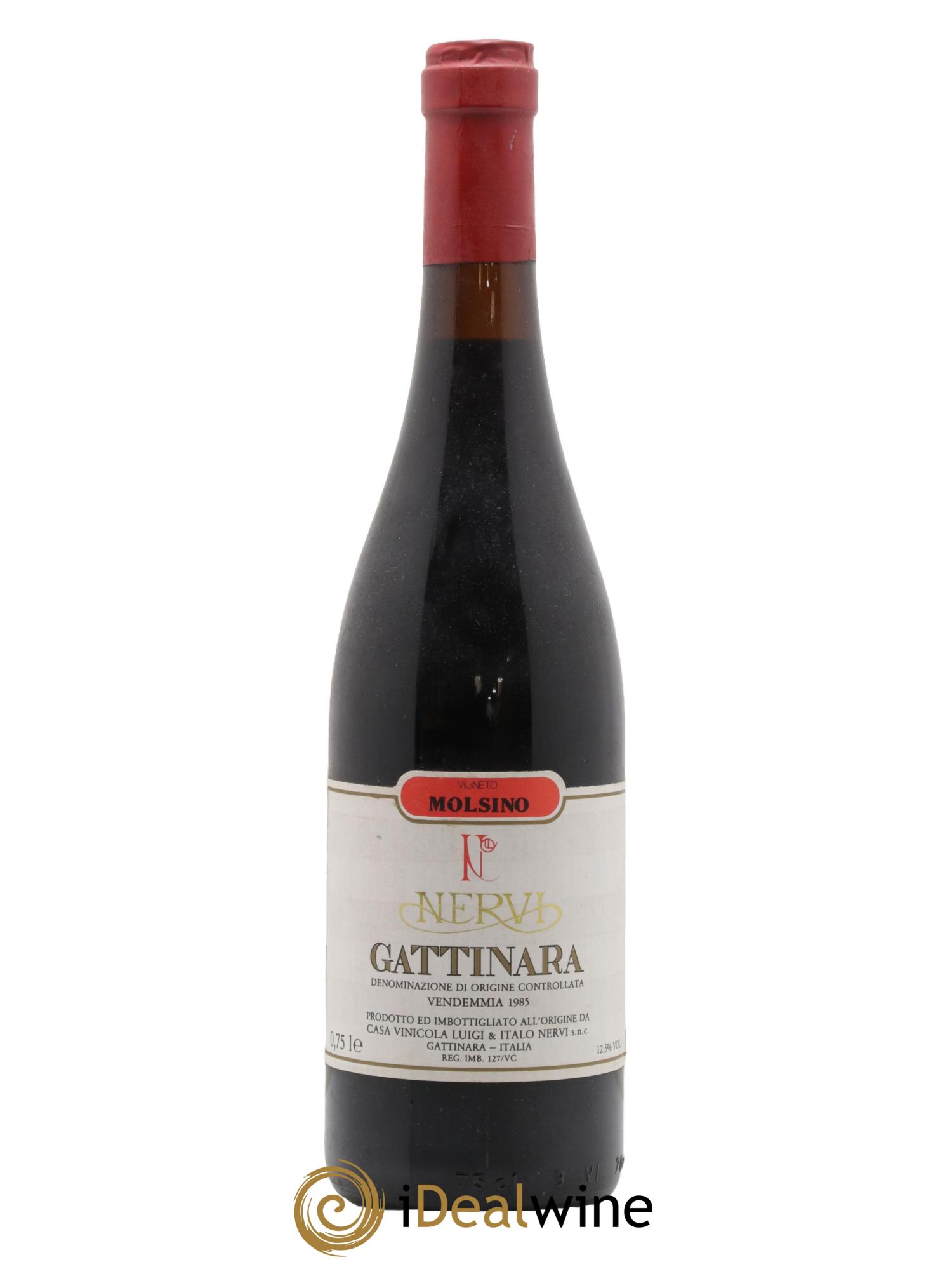 Gattinara Nervi DOCG Molsino 1985 - Lot de 1 bouteille - 0