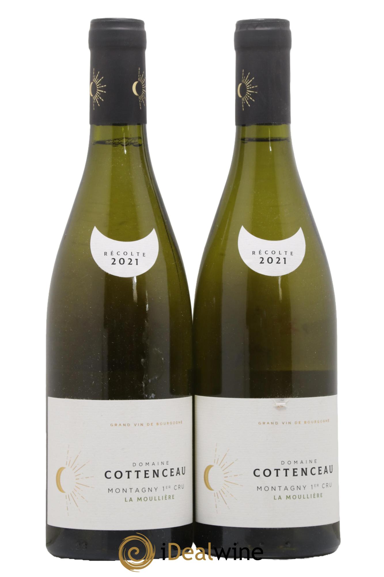 Montagny 1er Cru La Moulliere Maxime Cottenceau 2021 - Posten von 2 Flaschen - 0