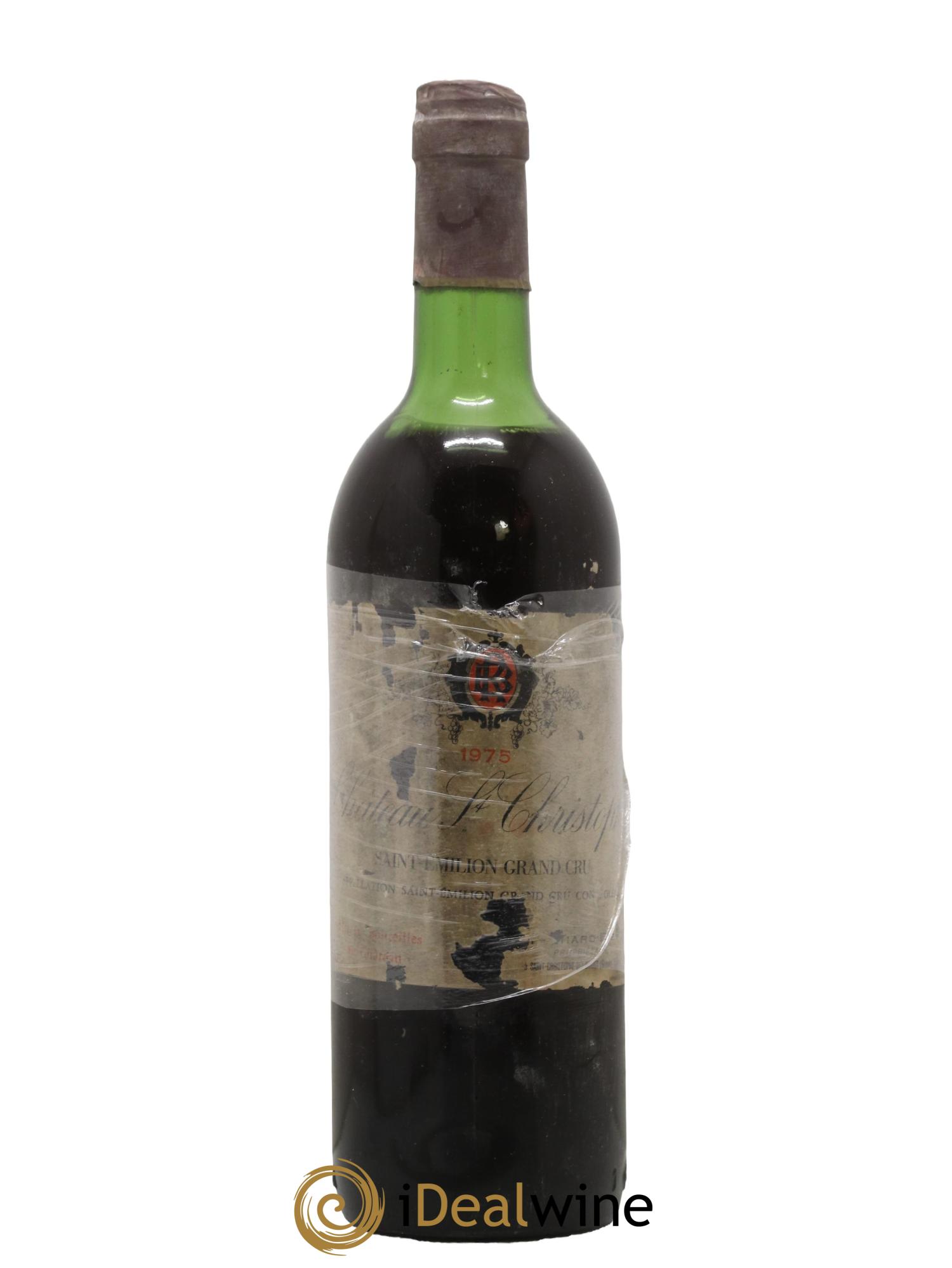 Saint-Émilion Grand Cru Château Saint Christophe 1975 - Posten von 1 Flasche - 0