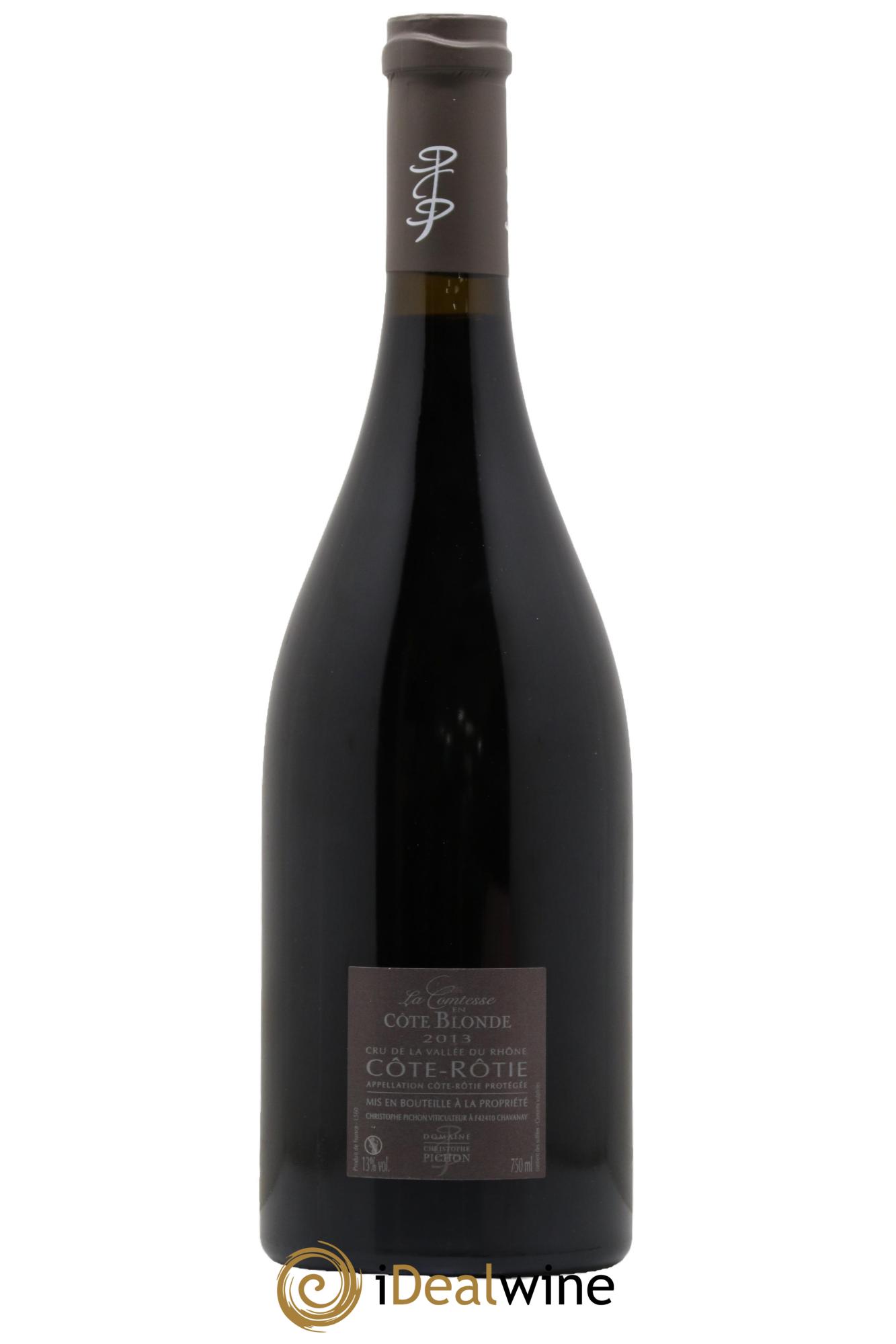 Côte-Rôtie La Comtesse en Côte Blonde Christophe Pichon (Domaine) 2013 - Lot de 1 bouteille - 1