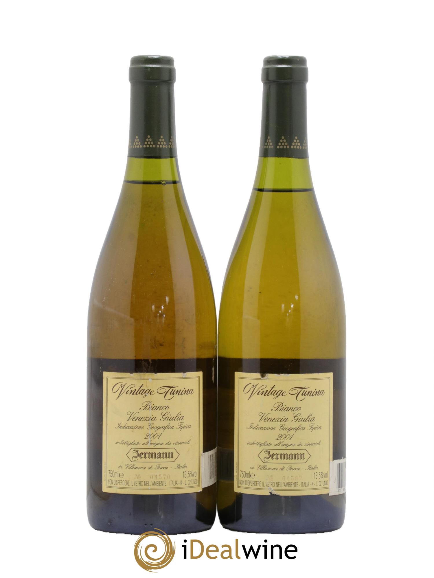 IGT Venezia Giulia Juilia Vintage Tunina Jermann 2001 - Lot of 2 bottles - 1