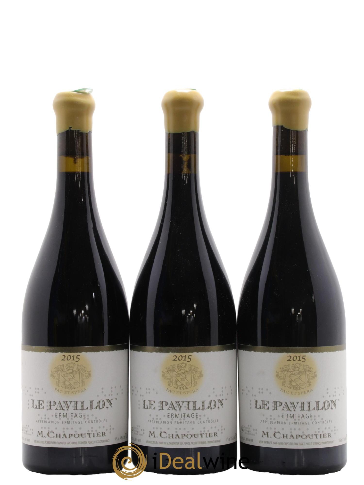 Hermitage Ermitage Le Pavillon Chapoutier 2015 - Lot de 6 bouteilles - 3