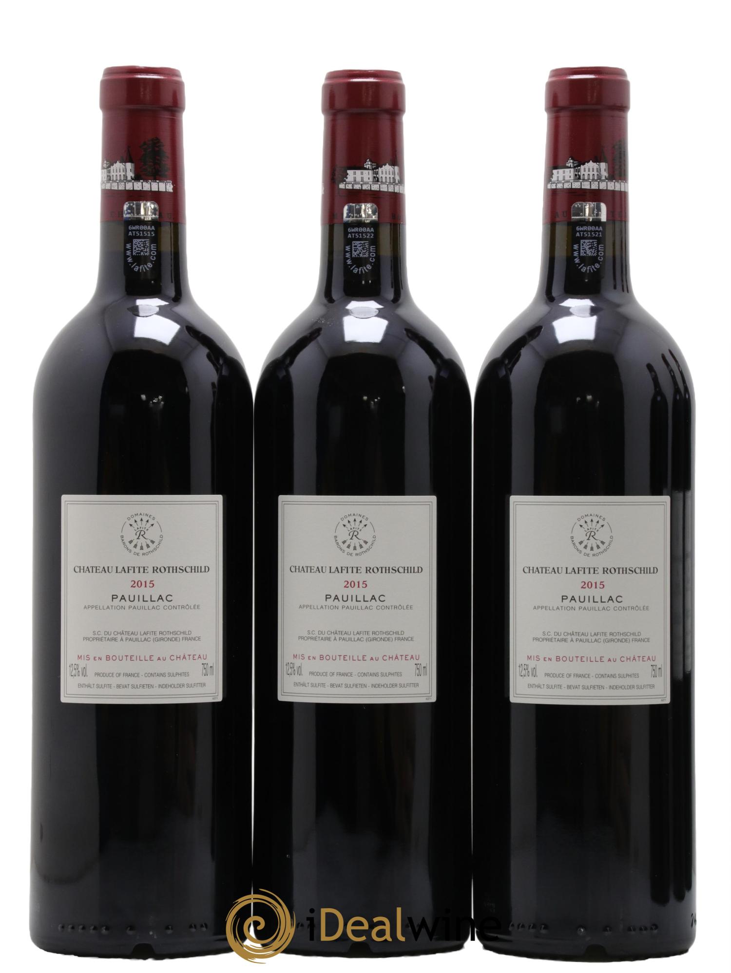 Château Lafite Rothschild 1er Grand Cru Classé 2015 - Lot de 6 bouteilles - 4