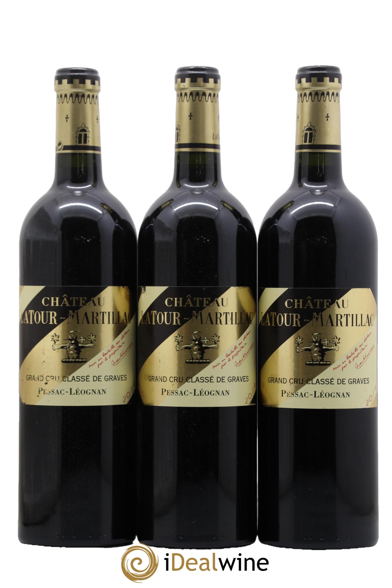 Château Latour-Martillac Cru Classé de Graves 2014 - Lot de 3 bouteilles - 0