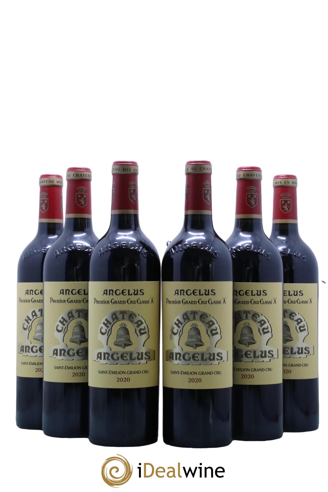 Château Angélus 1er Grand Cru Classé A 2020 - Lot of 6 bottles - 0