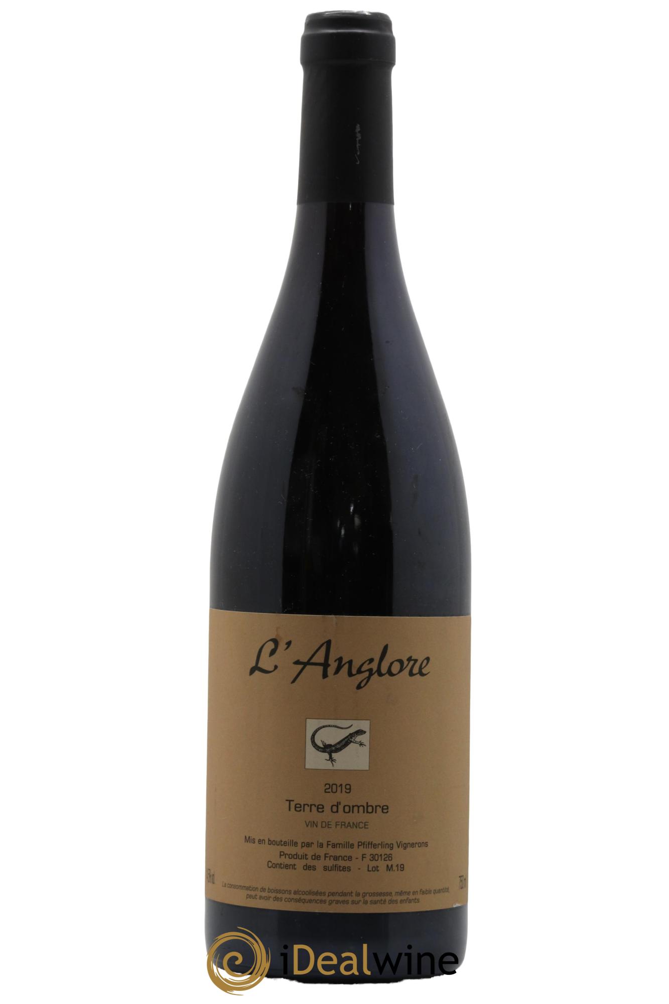 Vin de France Terre d'Ombre L'Anglore 2019 - Lotto di 1 bottiglia - 0