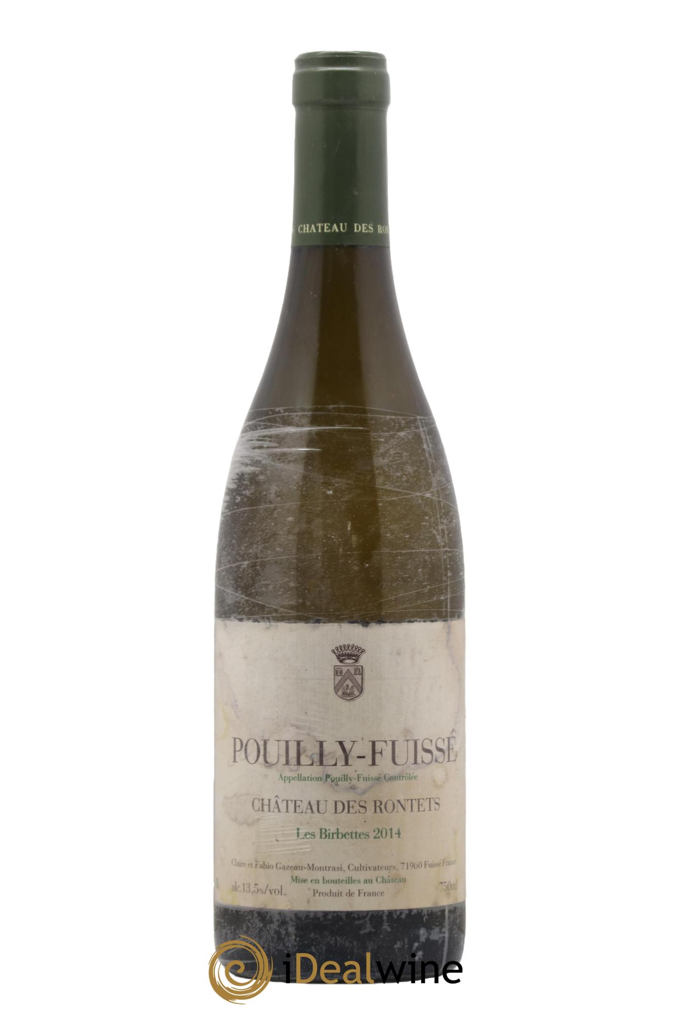 Pouilly-Fuissé Les Birbettes Château des Rontets 2014 - Lotto di 1 bottiglia - 0