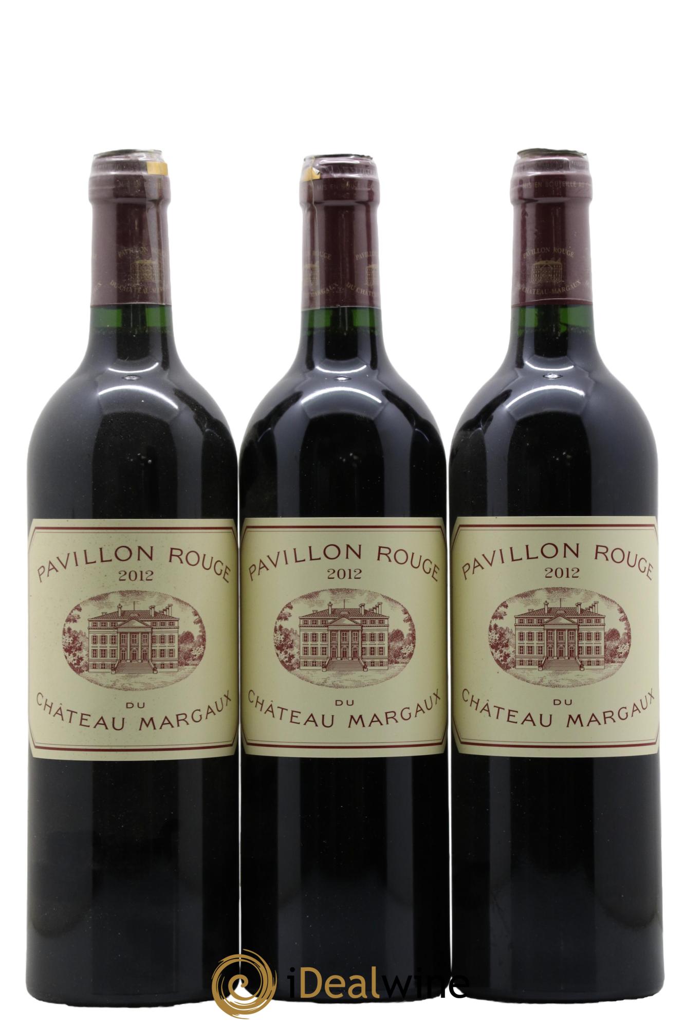 Pavillon Rouge du Château Margaux Second Vin  2012 - Posten von 3 Flaschen - 0